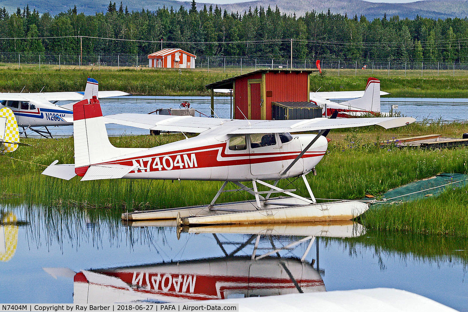 N7404M, 1958 Cessna 175 Skylark C/N 55704, N7404M   Cessna 175 Skylark [55704] Fairbanks Int'l~N 27/06/2018