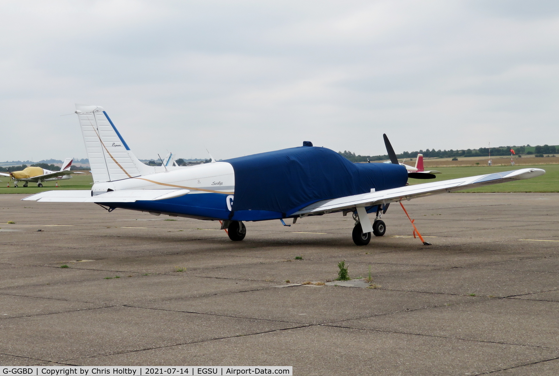 G-GGBD, 1981 Piper PA-32R-301T Turbo Saratoga C/N 32R-8129110, 1981 Saratoga now privately owned in Stowmarket & re-registered, was F-GGBD