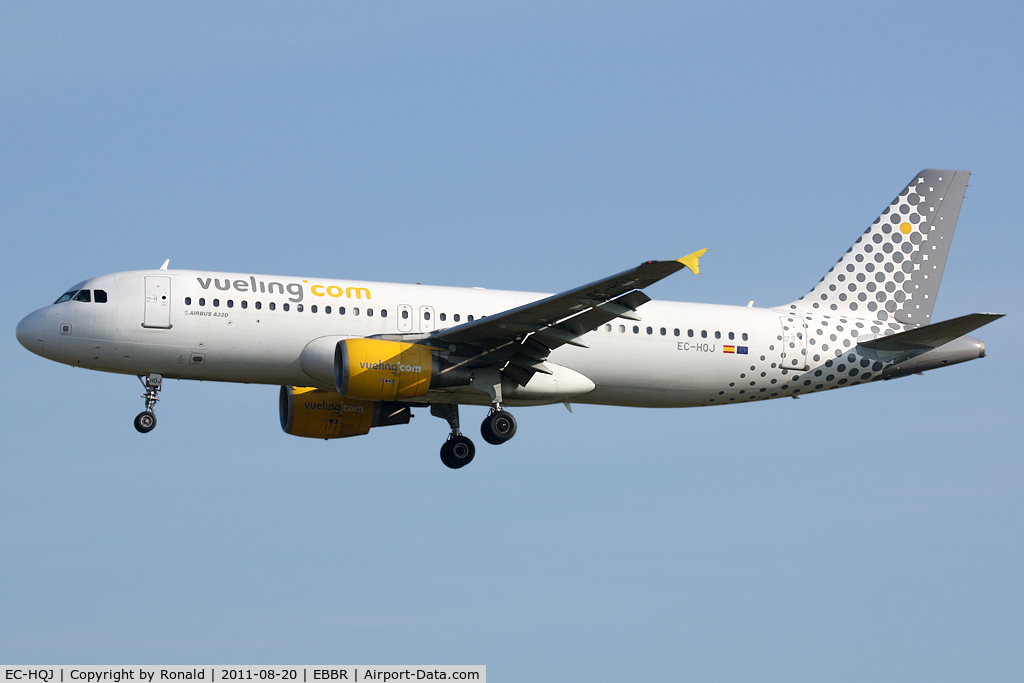 EC-HQJ, 2001 Airbus A320-214 C/N 1430, at bru