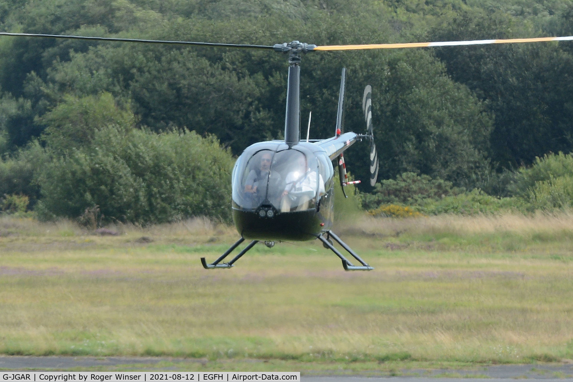 G-JGAR, 2004 Robinson R44 Raven II C/N 10513, Visiting Raven II helicopter.