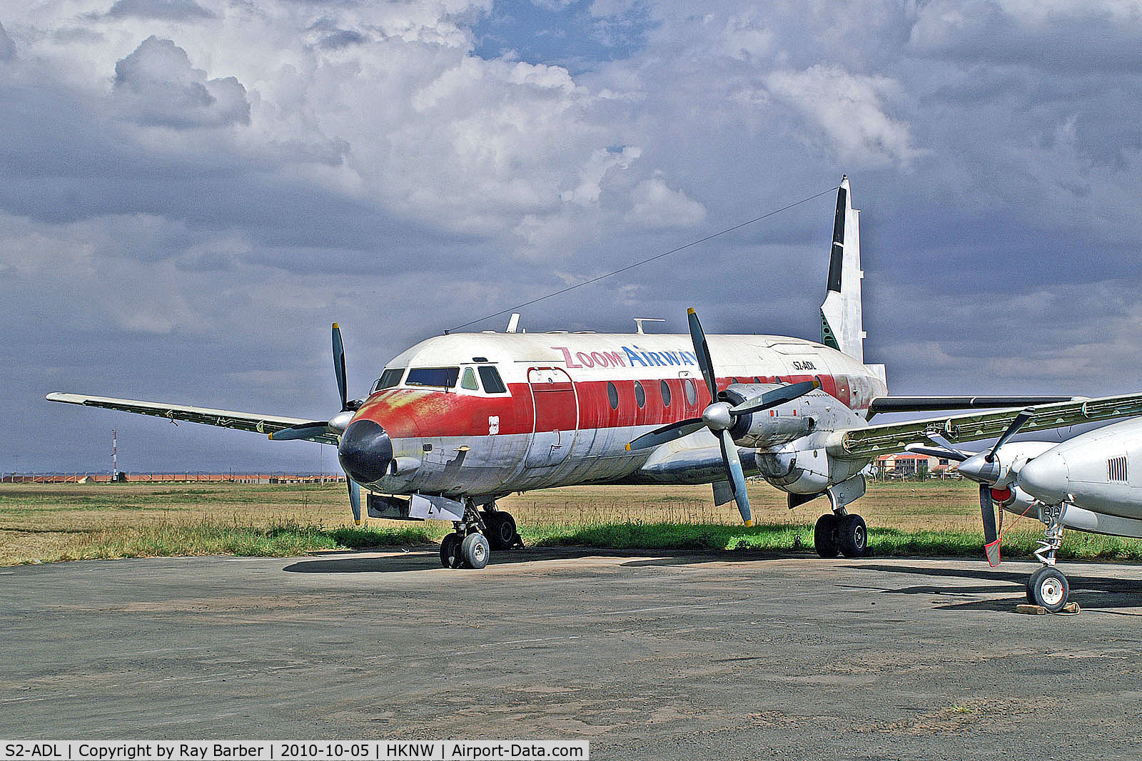 S2-ADL, 1980 Hawker Siddeley HS.748 Series 2B C/N 1773, S2-ADL Hawker Siddeley HS.748 Series 2A/361 [1773] (Zoom Airways) Nairobi Wilson~5Y 05/10/2010