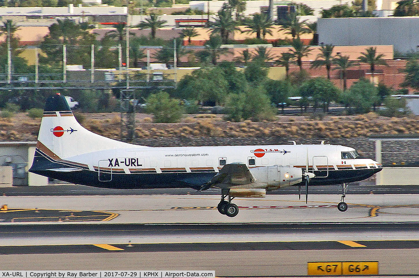 XA-URL, 1966 Convair 640-340D C/N 104, XA-URL   Convair 640-340D [104] (Aeronaves TSM) Phoenix-Sky Harbor Int'l~N 29/07/2017