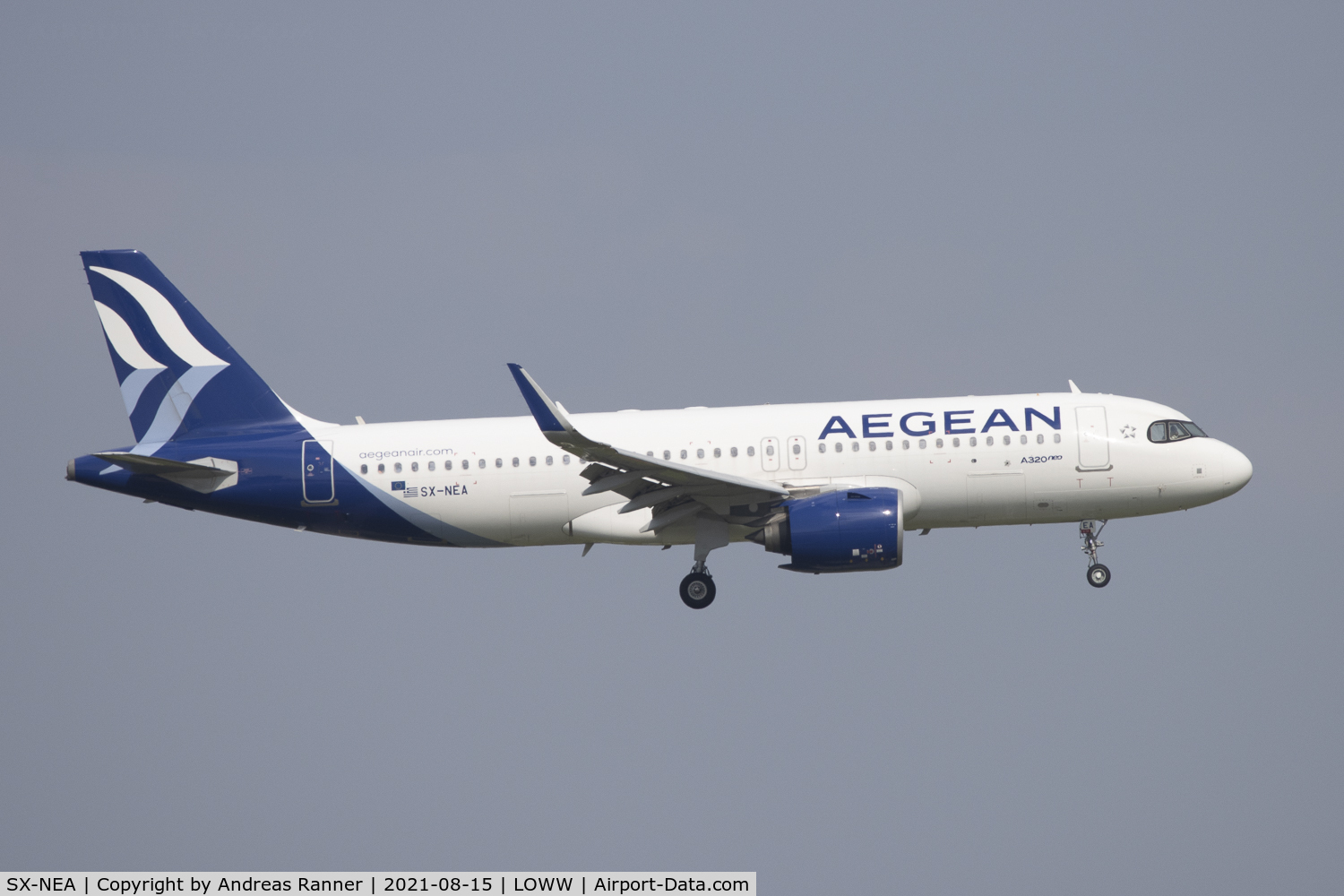 SX-NEA, 2020 Airbus A320-271N C/N 9497, Aegean Airlines A320neo