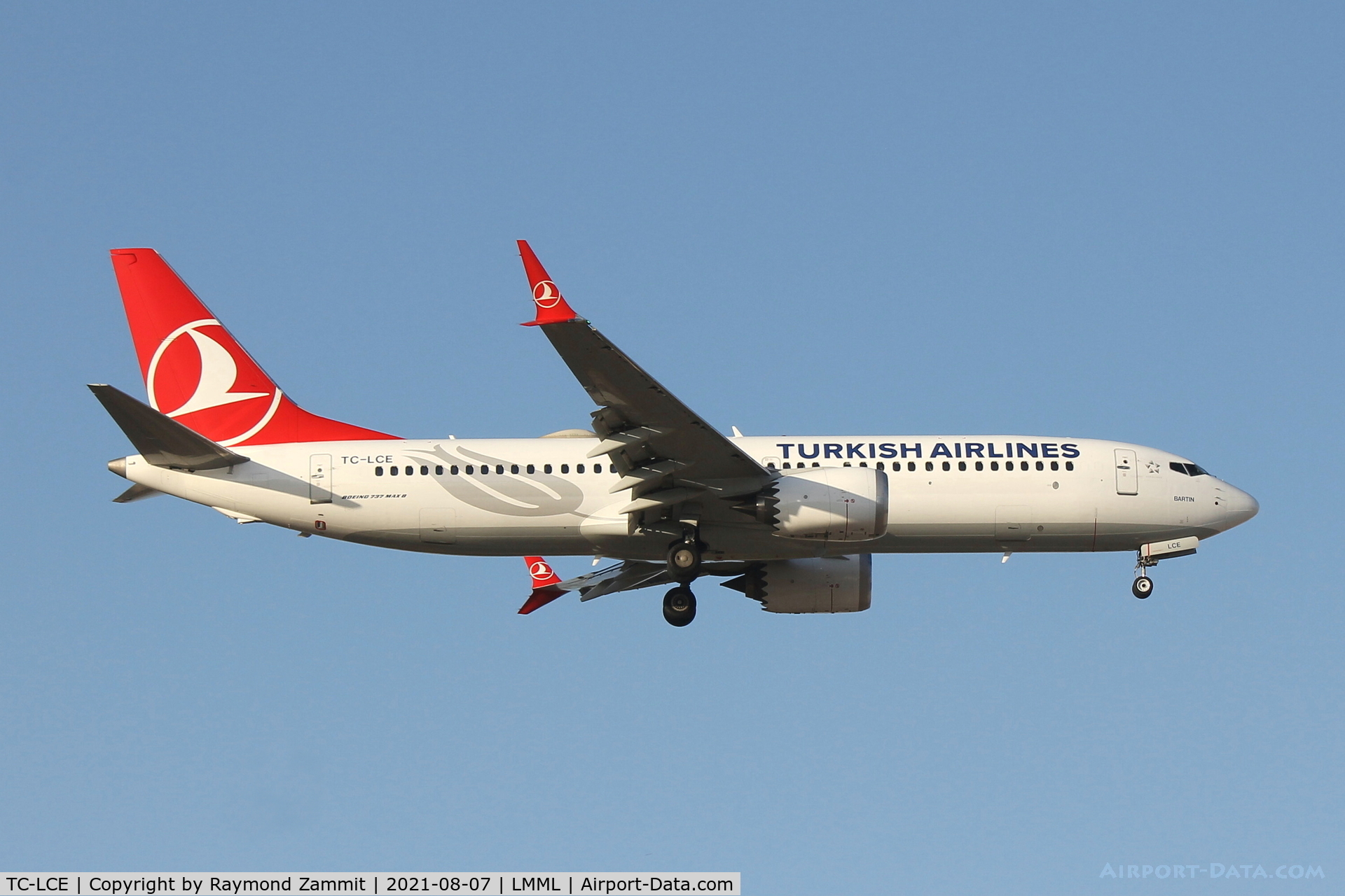 TC-LCE, 2018 Boeing 737-8 MAX C/N 60036, B737-8 MAX TC-LCE Tirkish Airlines