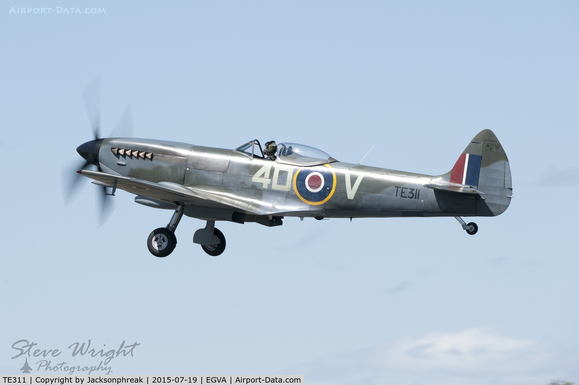 TE311, 1945 Supermarine 361 Spitfire LF.XVIe C/N CBAF.IX.4497, Royal International Air Tattoo 2015 RAF Fairford UK