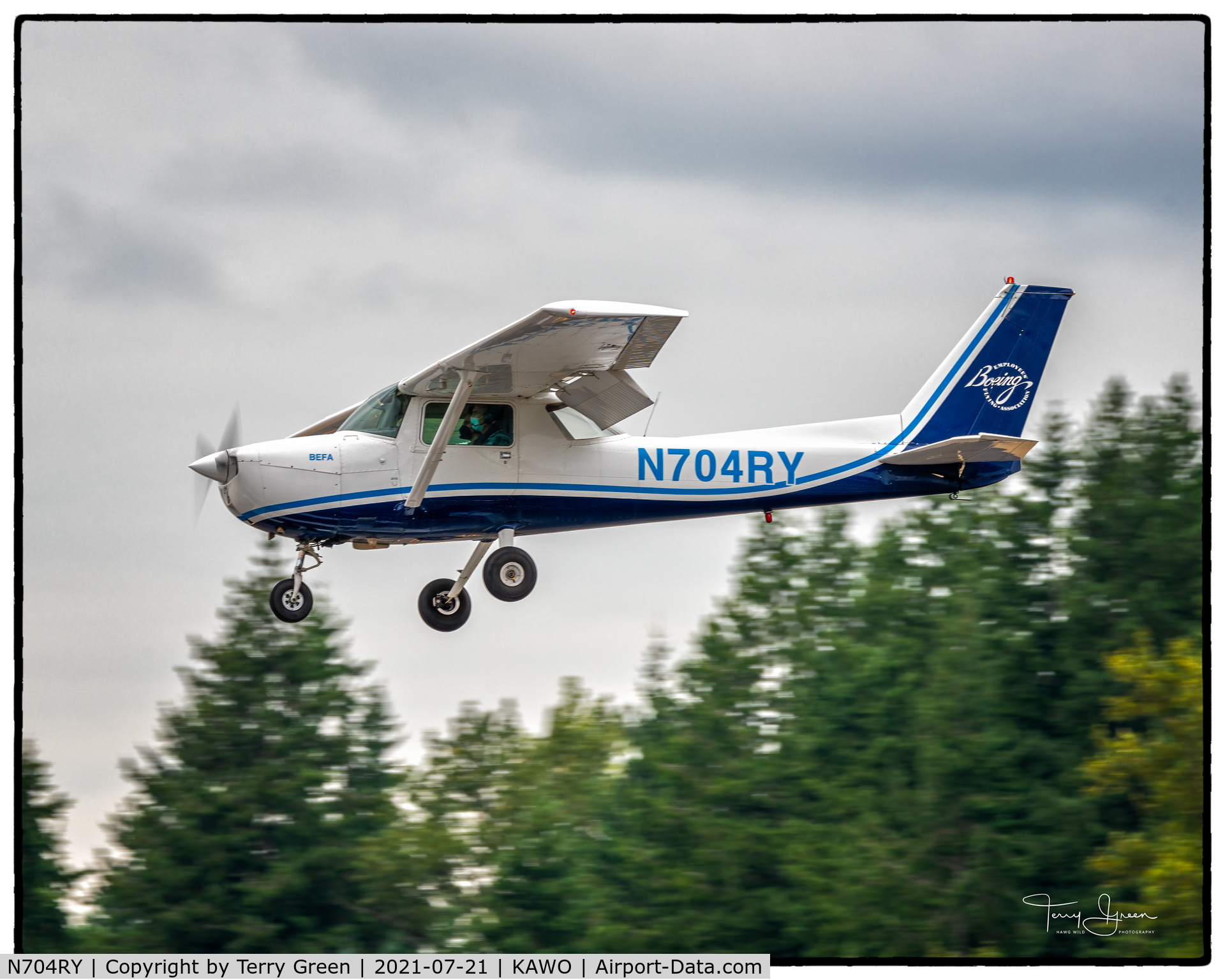 N704RY, 1976 Cessna 150M C/N 15078825, KAWO