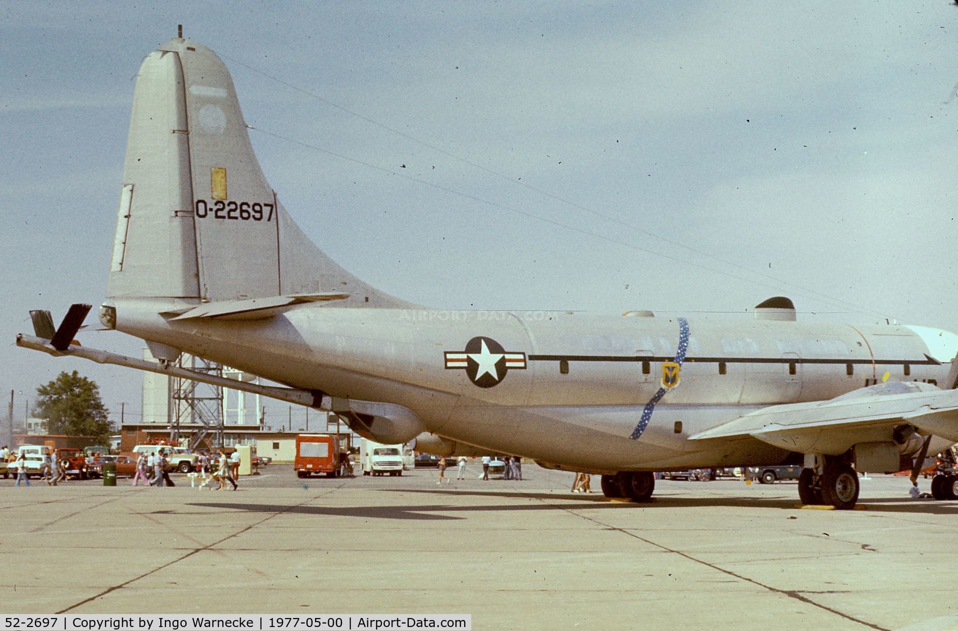 52-2697, 1952 Boeing KC-97L-26-BO Stratofreighter C/N 16728, Boeing KC-97L Stratofreighter of the Grissom Air Museum at the 1977 airshow at Grissom AFB, Peru IN