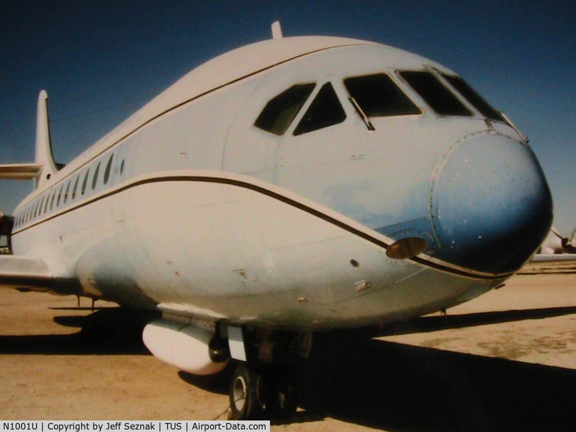 N1001U, 1961 Sud Aviation SE-210 Caravelle VI-R C/N 86, Taken at Pima Air Museum in Tucson in 1994