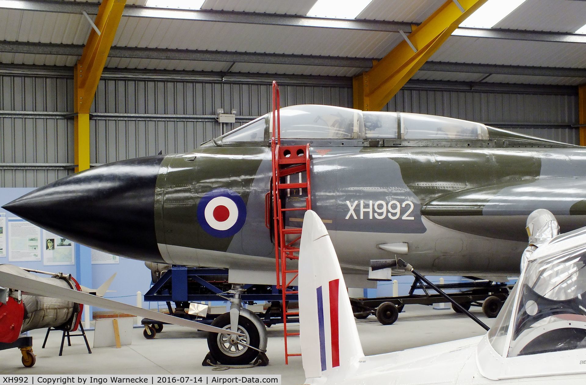 XH992, 1959 Gloster Javelin FAW.8 C/N Not found XH992, Gloster Javelin FAW8 at the Newark Air Museum