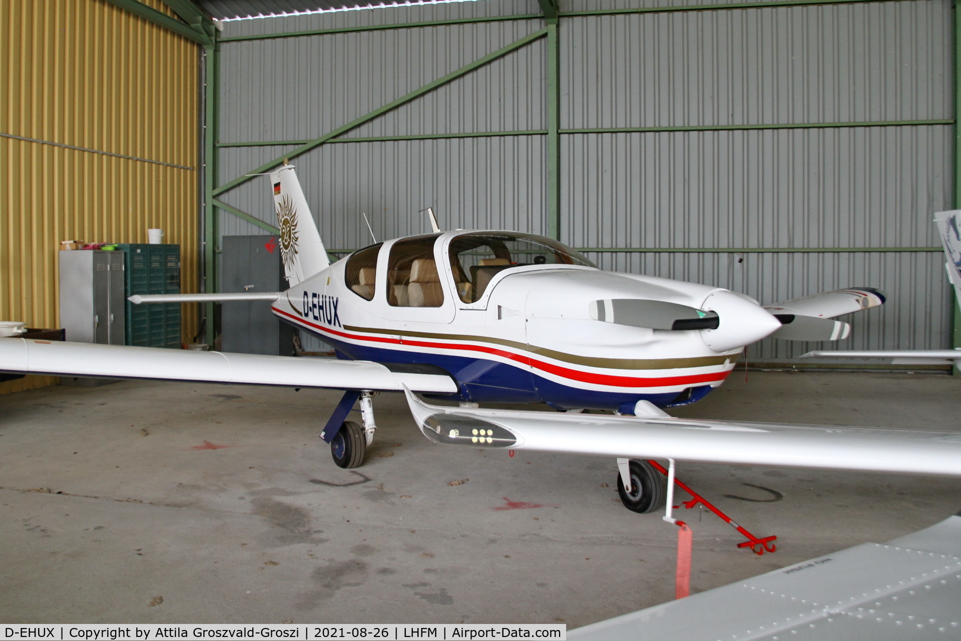 D-EHUX, 1984 Socata TB-20 Trinidad GT C/N 453, LHFM - Meidl Airport Fertöszentmiklós, Hungary