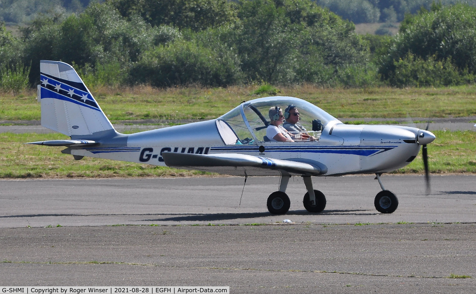 G-SHMI, 2007 Aerotechnik EV-97 TeamEurostar UK C/N 3013, Visiting TeamEurostar.