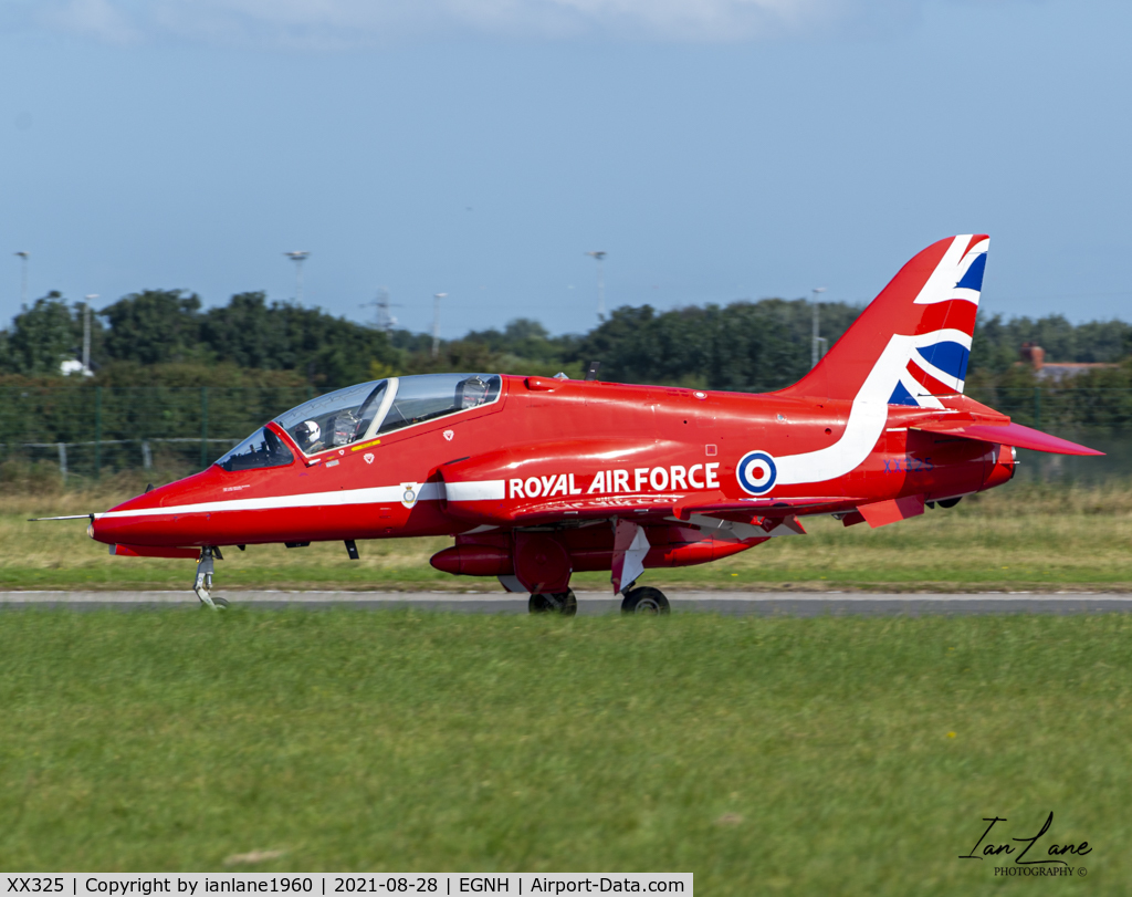 XX325, 1980 Hawker Siddeley Hawk T.1 C/N 169/312150, Red Arrows