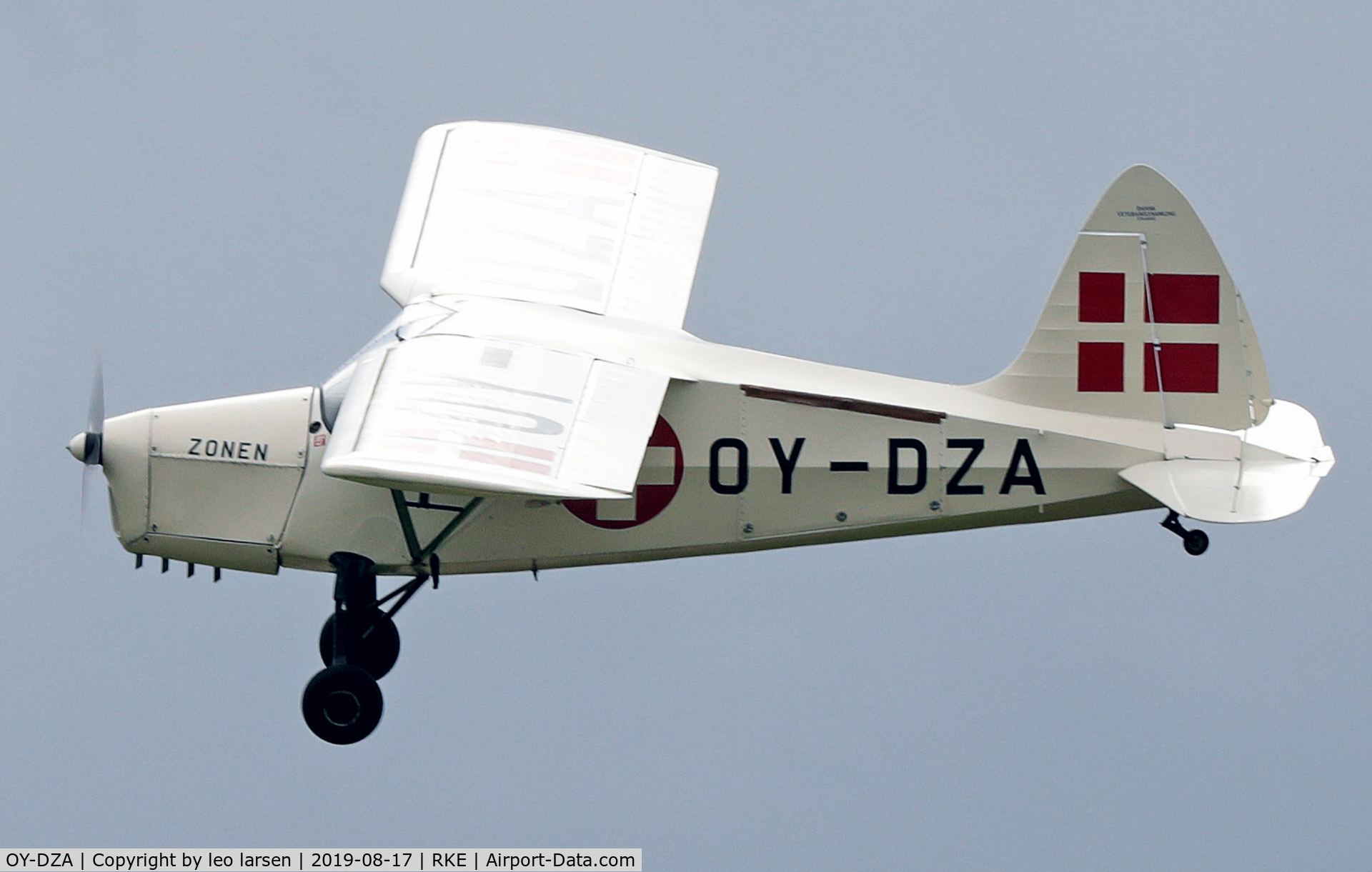 OY-DZA, 1946 SAI KZ III U-3 C/N 66, Roskilde Air Show 17.8.2019