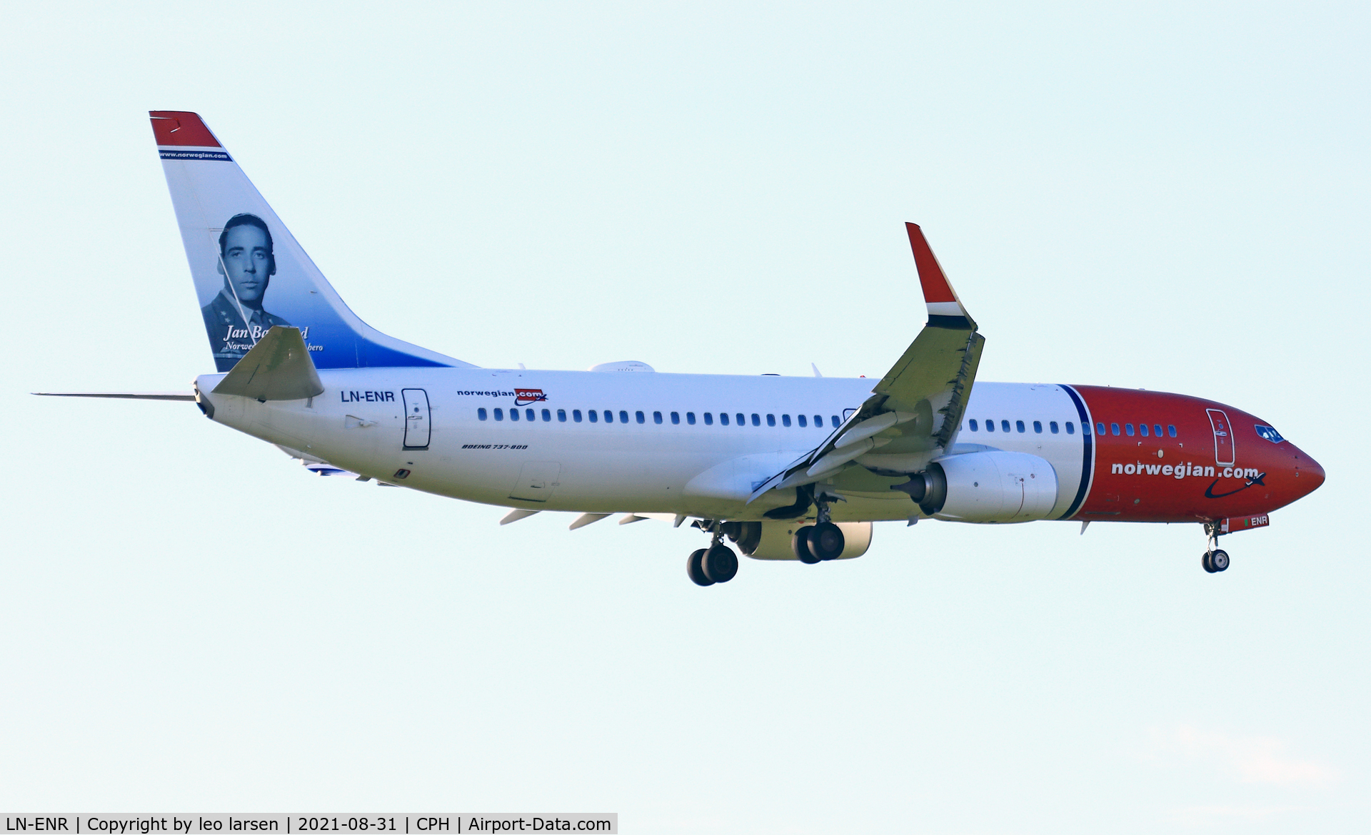 LN-ENR, 2018 Boeing 737-8JP C/N 42093, Copenhagen 31.8.2021.ex EI-FVZ