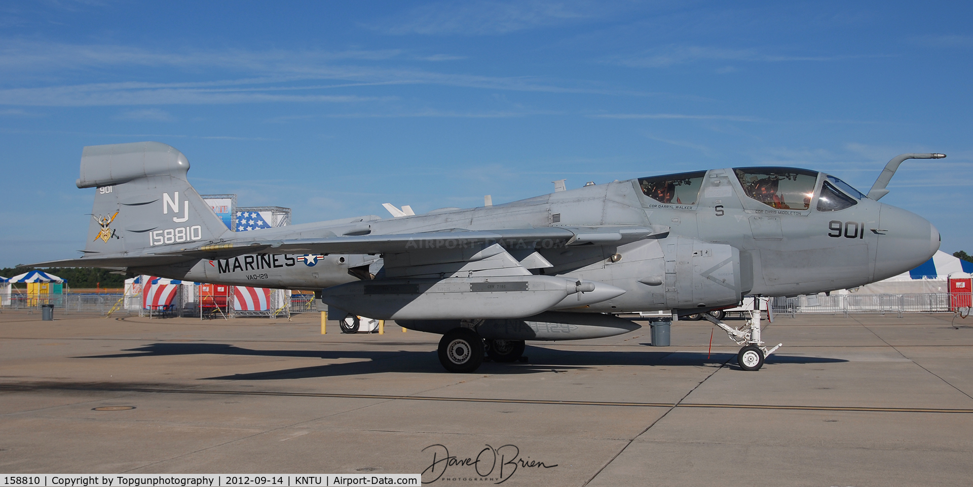 158810, Grumman EA-6B Prowler C/N P-40, VAQ-129