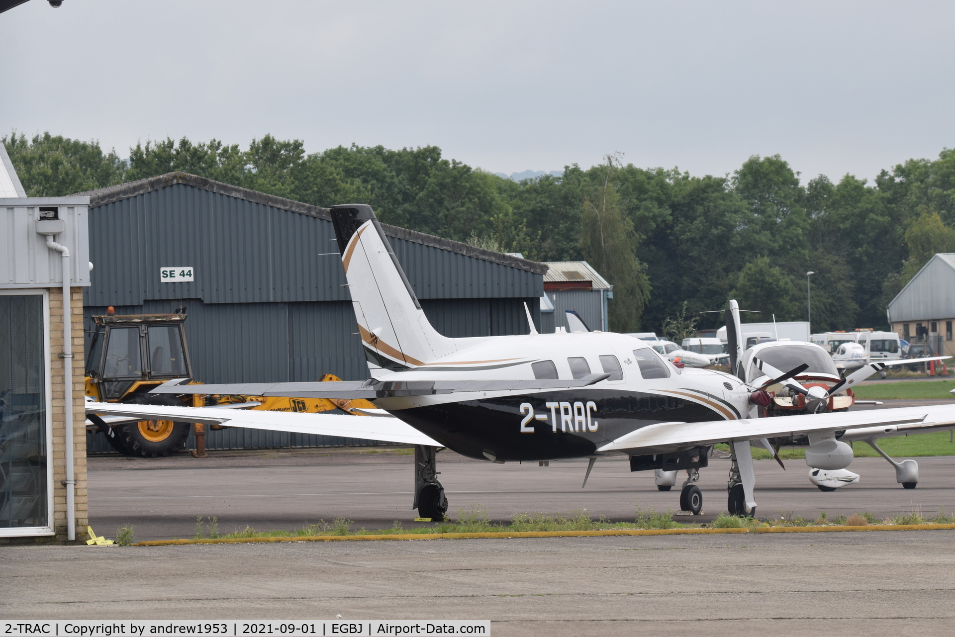 2-TRAC, 2014 Piper PA-46-500TP Meridian C/N 4697562, 2-TRAC at Gloucestershire Airport.