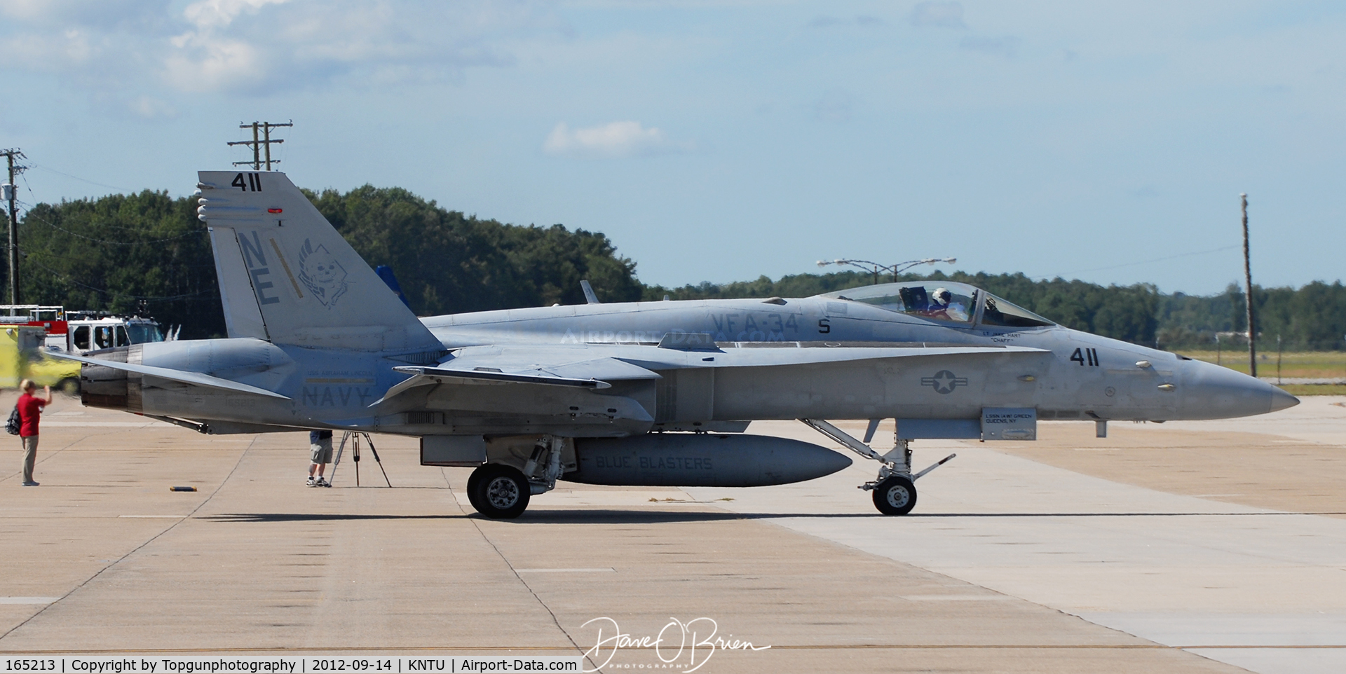 165213, McDonnell Douglas F/A-18C Hornet C/N 1388/C438, VFA-34 Blue Blasters