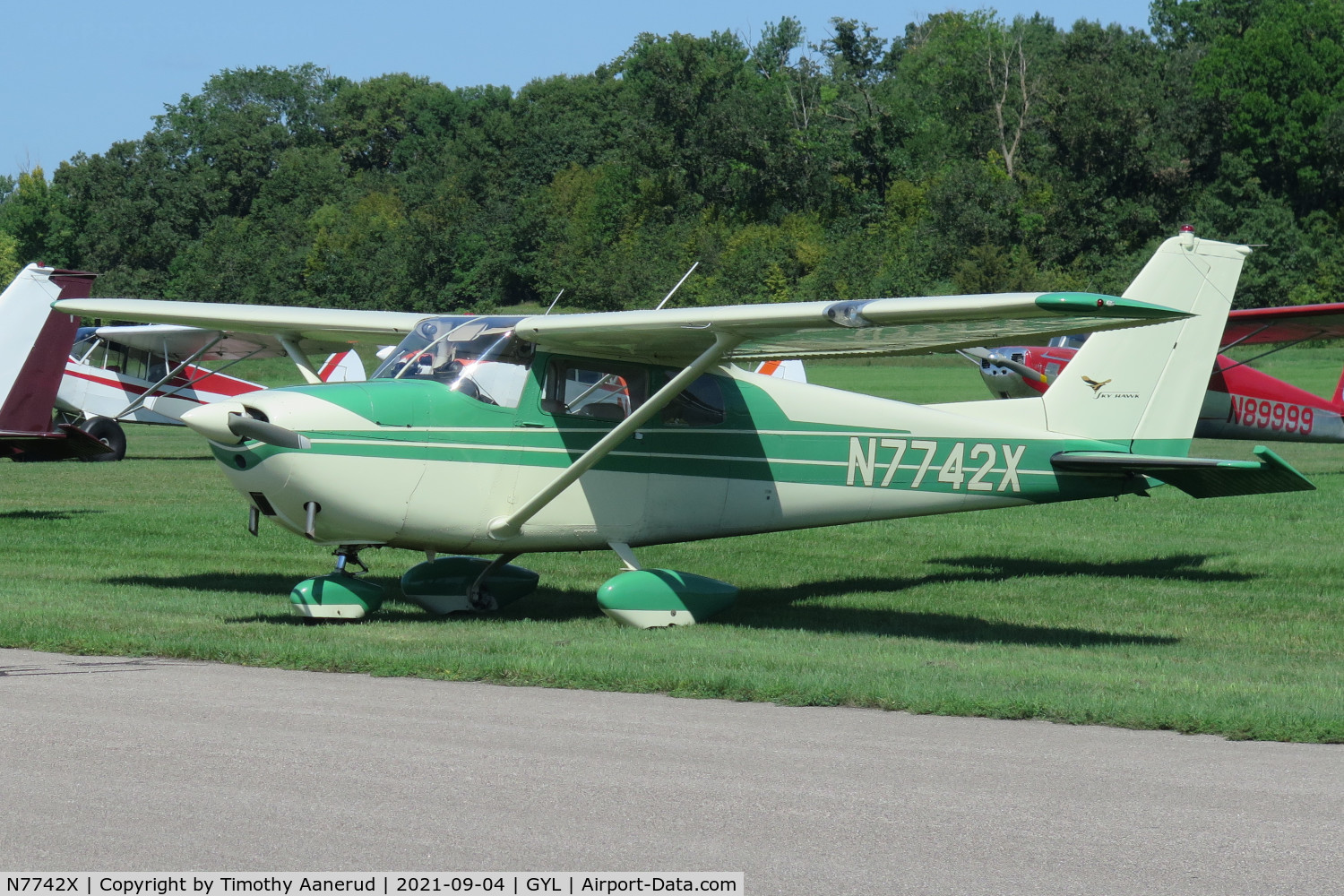 N7742X, 1960 Cessna 172B C/N 17248242, 1960 Cessna 172B, c/n: 17248242, EAA Chapter 1658 Annual Sweet Corn & Bratwurst Fly In