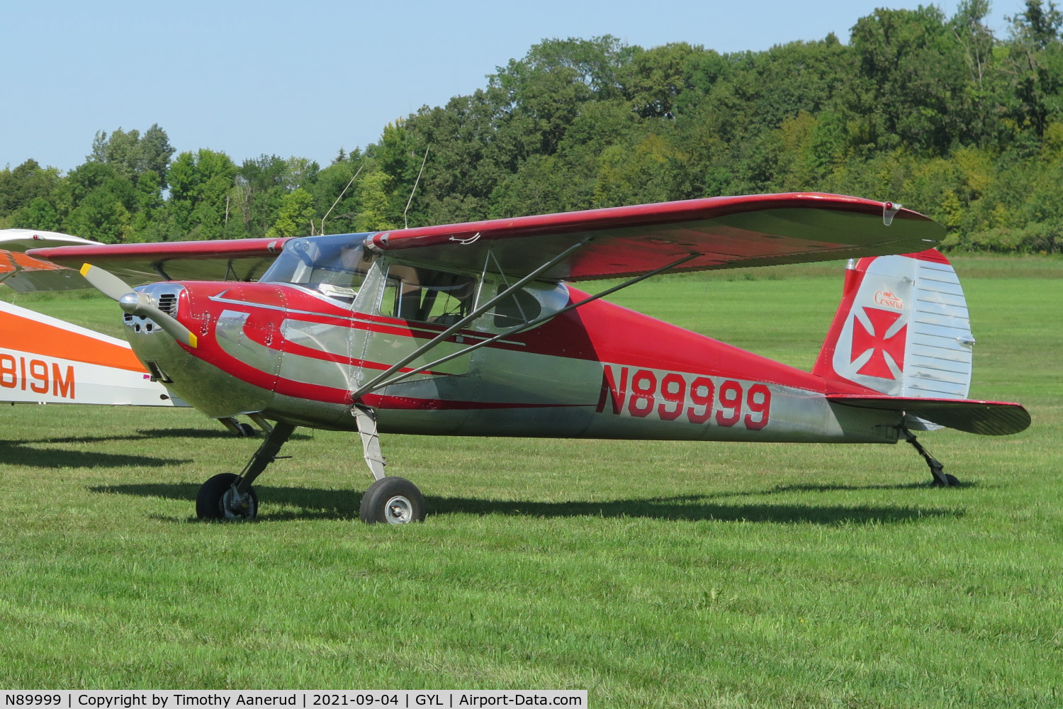 N89999, 1946 Cessna 140 C/N 9053, 1946 Cessna 140, c/n: 9053, EAA Chapter 1658 Annual Sweet Corn & Bratwurst Fly In