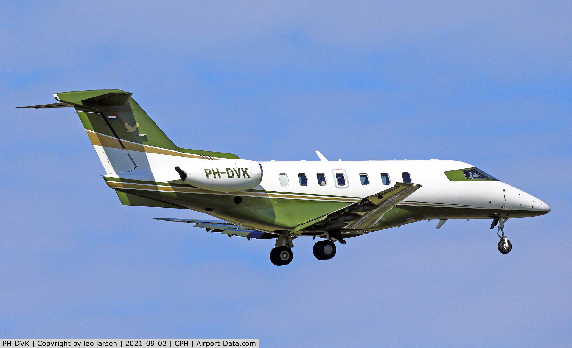 PH-DVK, 2021 Pilatus PC-24 C/N 197, Copenhagen 2.9.2021