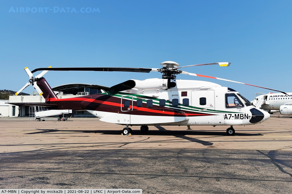 A7-MBN, 2006 Sikorsky S-92 Helibus C/N 920053, Parked