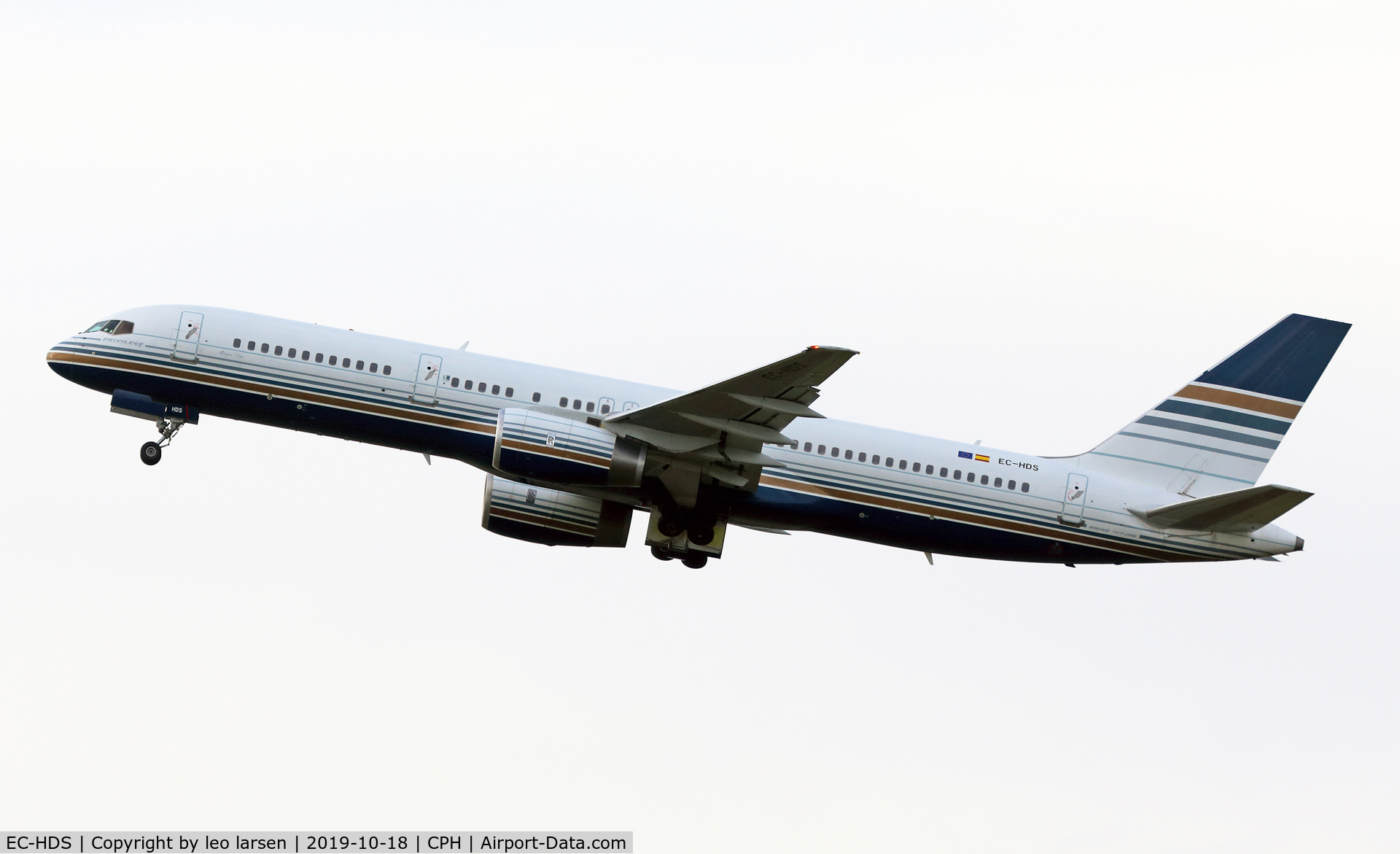 EC-HDS, 1999 Boeing 757-256 C/N 26252, Copenhagen 18.10.2019