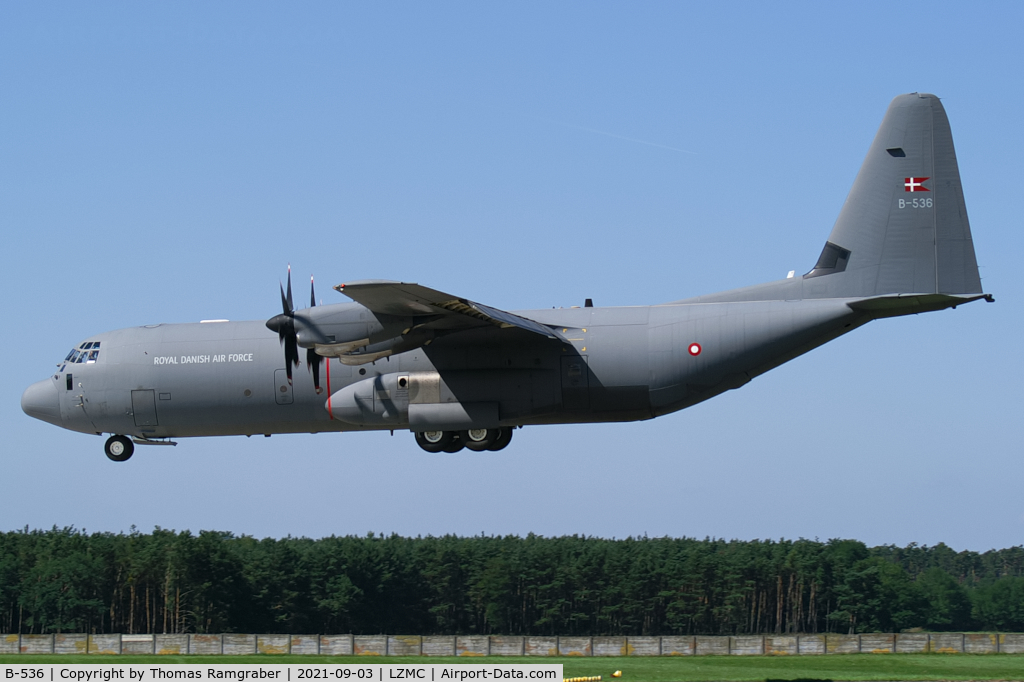 B-536, 2003 Lockheed Martin C-130J-30 Super Hercules C/N 382-5536, Denmark - Air Force Lockheed C-130J Hercules
