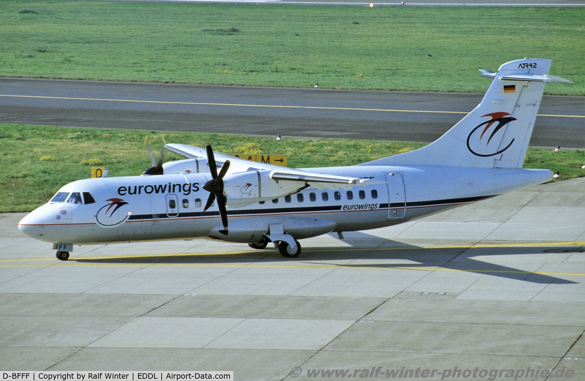 D-BFFF, 1989 ATR 42-312 C/N 130, ATR 42-300 - EW EWG Eurowings - 130 - D-BFFF - DUS