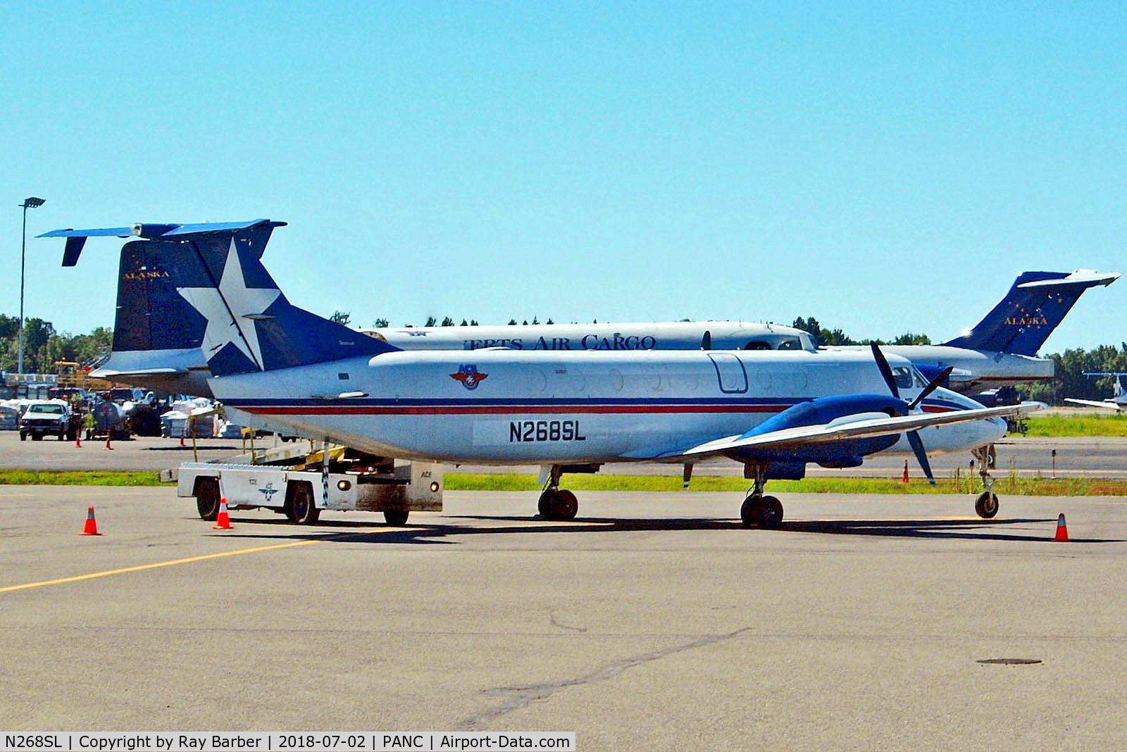 N268SL, 1989 Beech 1900C-1 C/N UC-68, N268SL   Beech 1900C-1 [UC-68] (Alaska Central Express) Ted Stevens Anchorage Int'l~N 02/07/2018