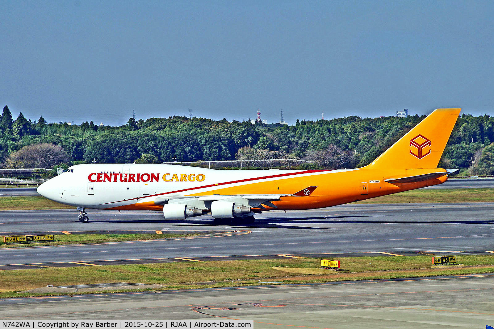 N742WA, 1995 Boeing 747-412 C/N 27071, N742WA   Boeing 747-412BDSF [27071] (Centurion Air Cargo) Tokyo-Narita~JA 25/10/2015
