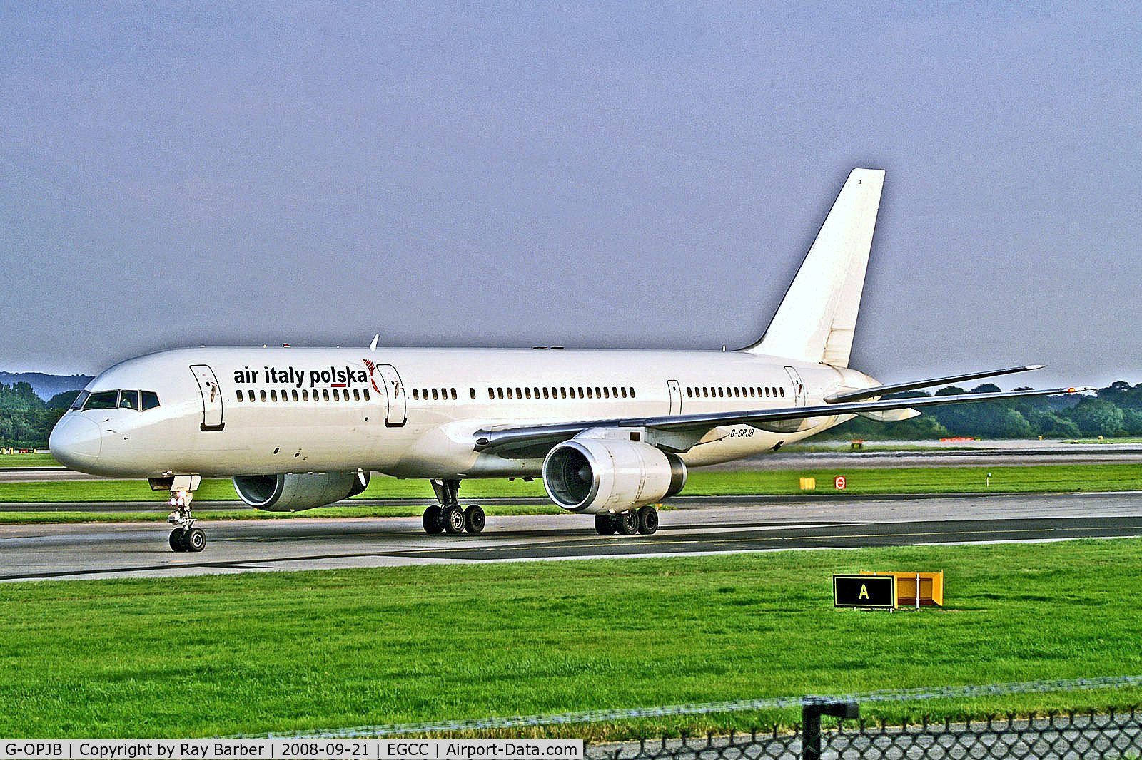 G-OPJB, 1991 Boeing 757-23A C/N 24924, G-OPJB   Boeing 757-23A [24924] (Air Italy Polska) Manchester-Ringway~G 21/09/2008