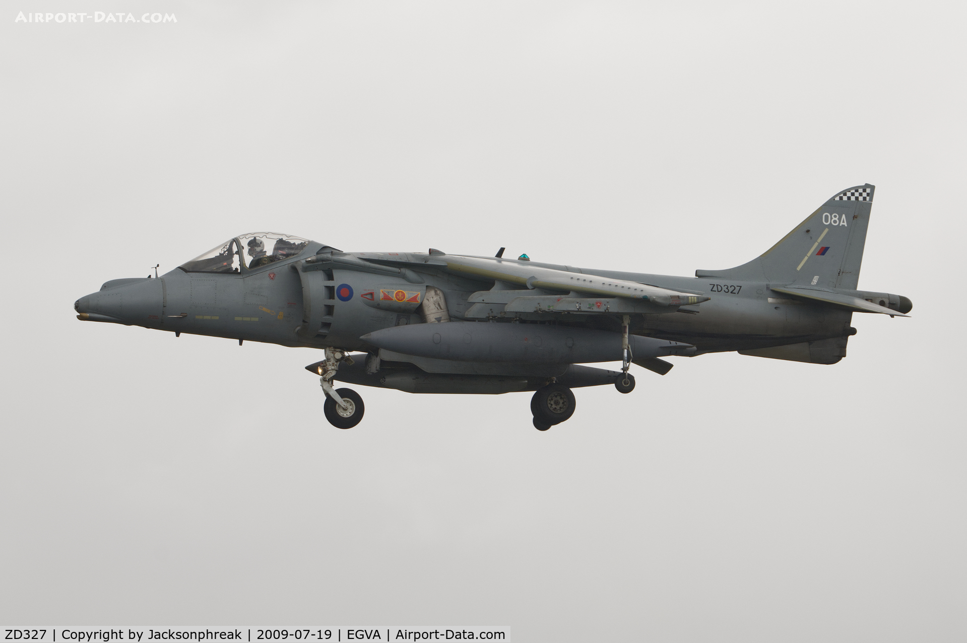 ZD327, British Aerospace Harrier GR.9A C/N 512115/P8, RIAT 2009 RAF Fairford UK