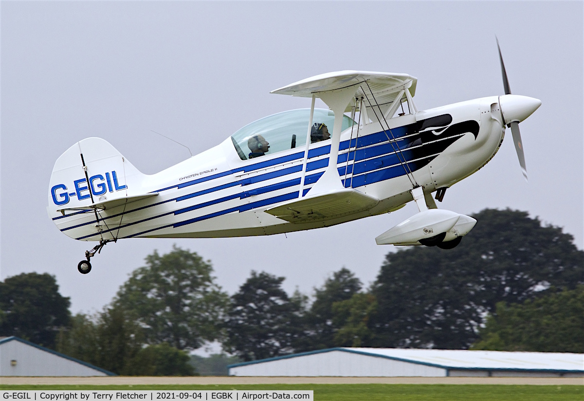 G-EGIL, 1980 Christen Eagle II C/N BOYD-0001, At LAA National Fly-In at Sywell