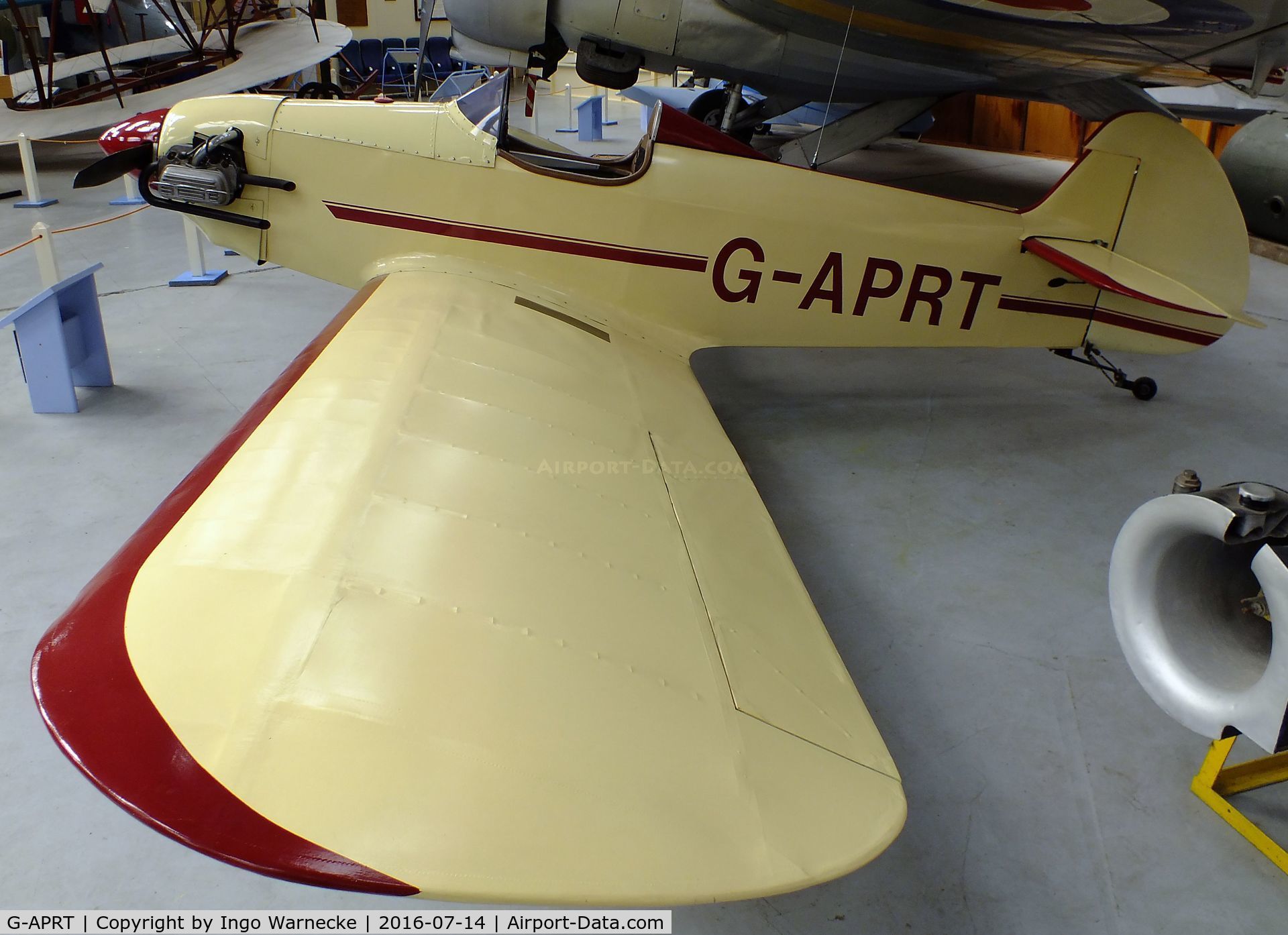 G-APRT, 1959 Taylor JT-1 Monoplane C/N PFA 537, Taylor J.T.1 Monoplane at the Newark Air Museum