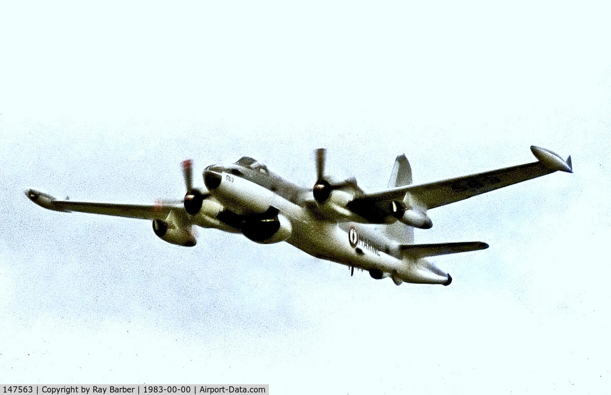 147563, Lockheed SP-2H C/N 726-7179, 147563 Lockheed SP-2H Neptune [7177] (French Navy) (Place and Date unknown) @ 1983