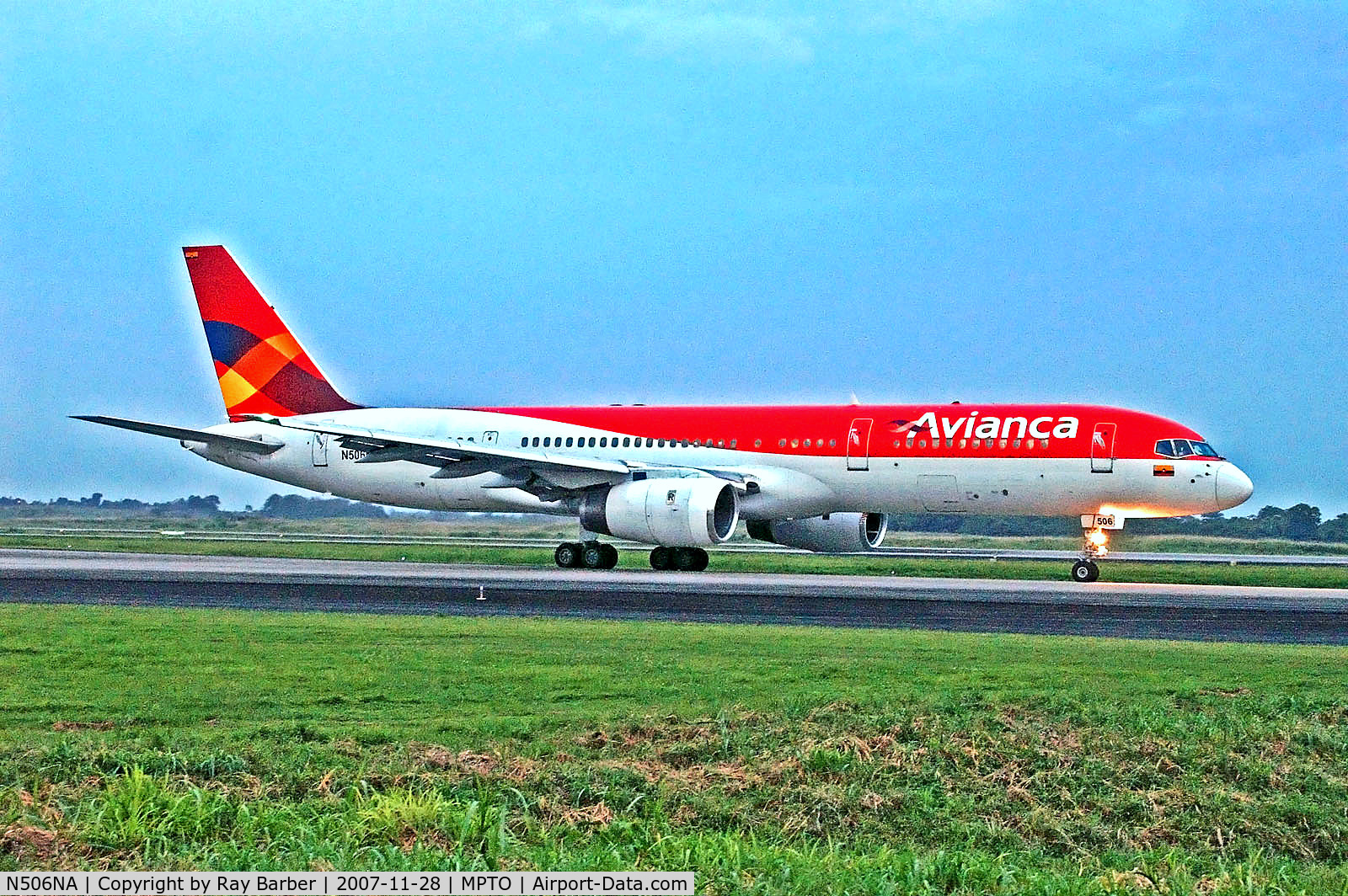 N506NA, 1990 Boeing 757-236 C/N 24771, N506NA   Boeing 757-236 [24771] (Avianca) Panama City-Tocumen Int'l~HP 28/11/2007