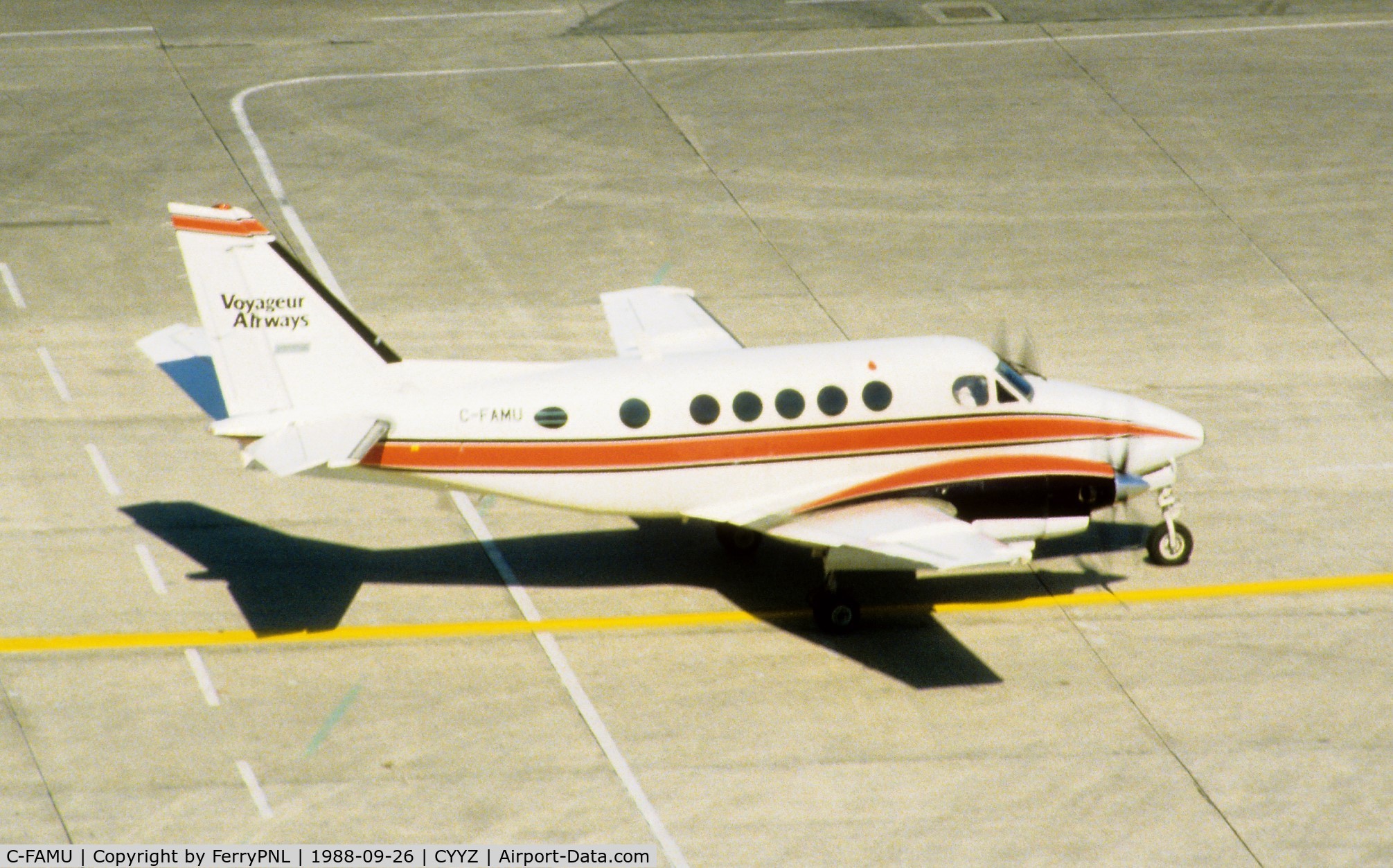 C-FAMU, 1973 Beech A100 King Air C/N B-166, Voyageur Be100