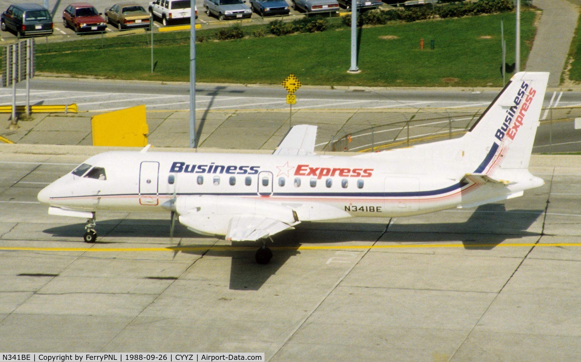 N341BE, 1986 Saab 340A C/N 340A-063, Business Express SF340