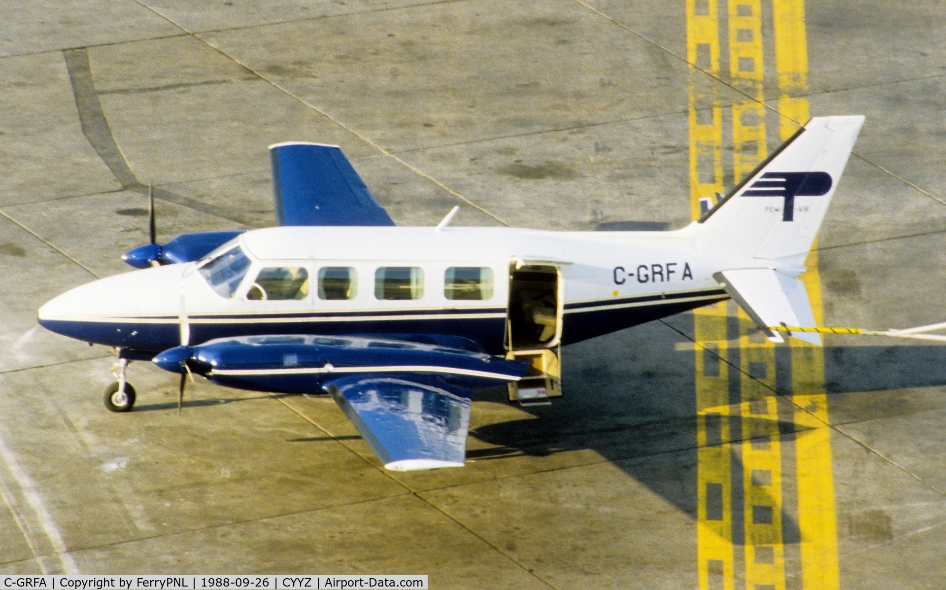 C-GRFA, 1974 Piper PA-31-350 Navajo Chieftain Chieftain C/N 31-7405228, Pem-Air PA31-350