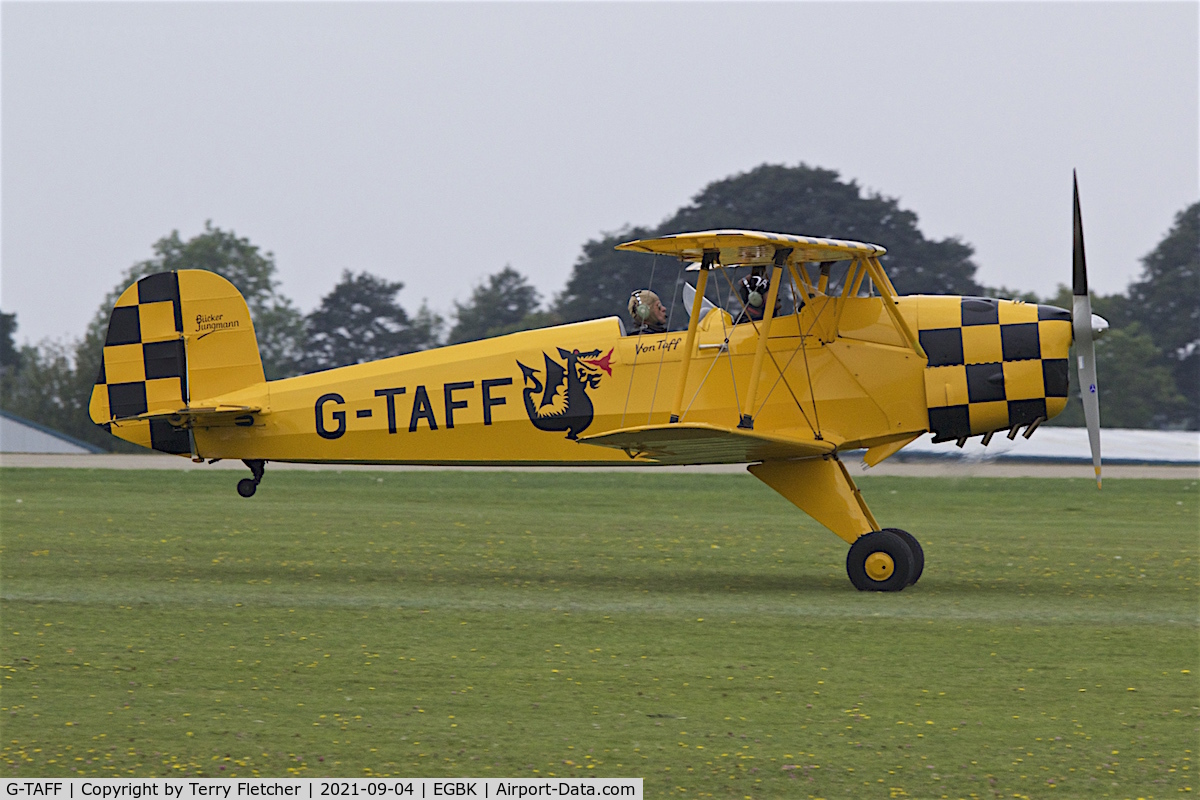 G-TAFF, 1957 CASA 1-131E Jungmann C/N 1129, At LAA National Fly-In at Sywell