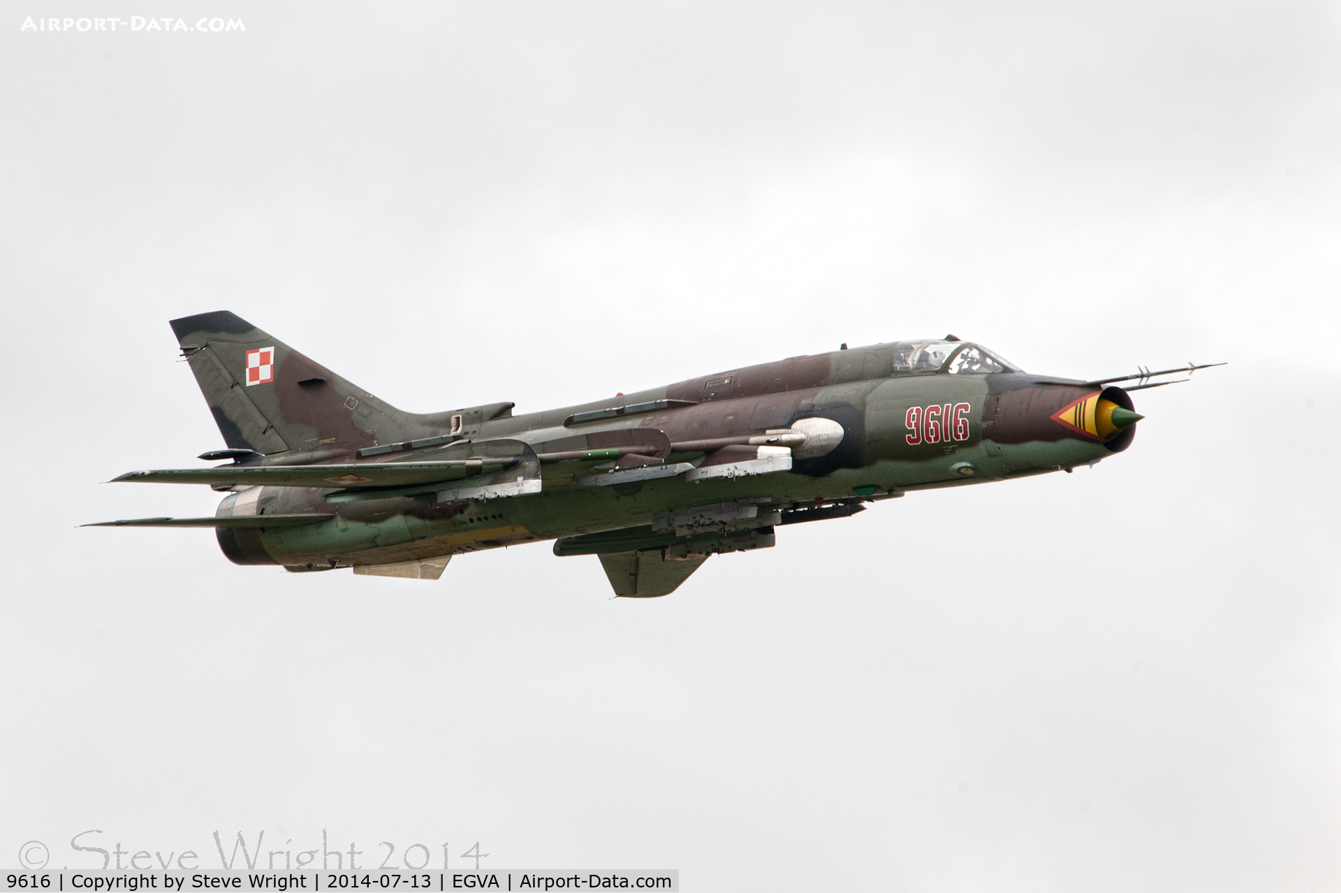 9616, Sukhoi Su-22M-4 C/N 29616, RIAT 2014 RAF Fairford UK