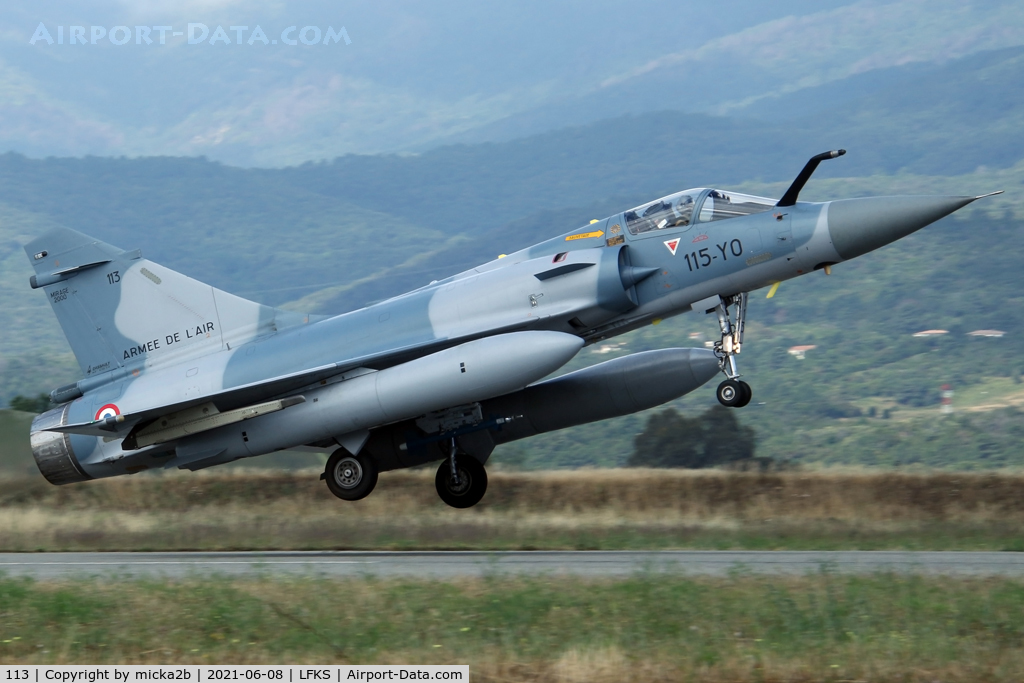 113, Dassault Mirage 2000C C/N 380, Take off
