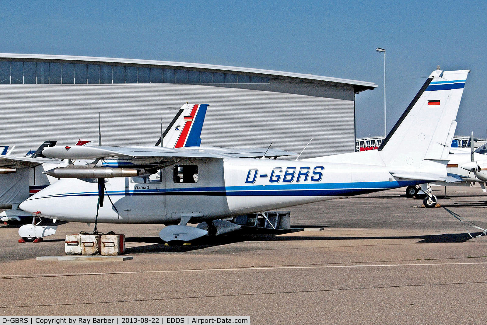 D-GBRS, Partenavia P.68B Victor C/N 34, D-GBRS   Partenavia P.68B Victor [34] Stuttgart~D 22/08/2013