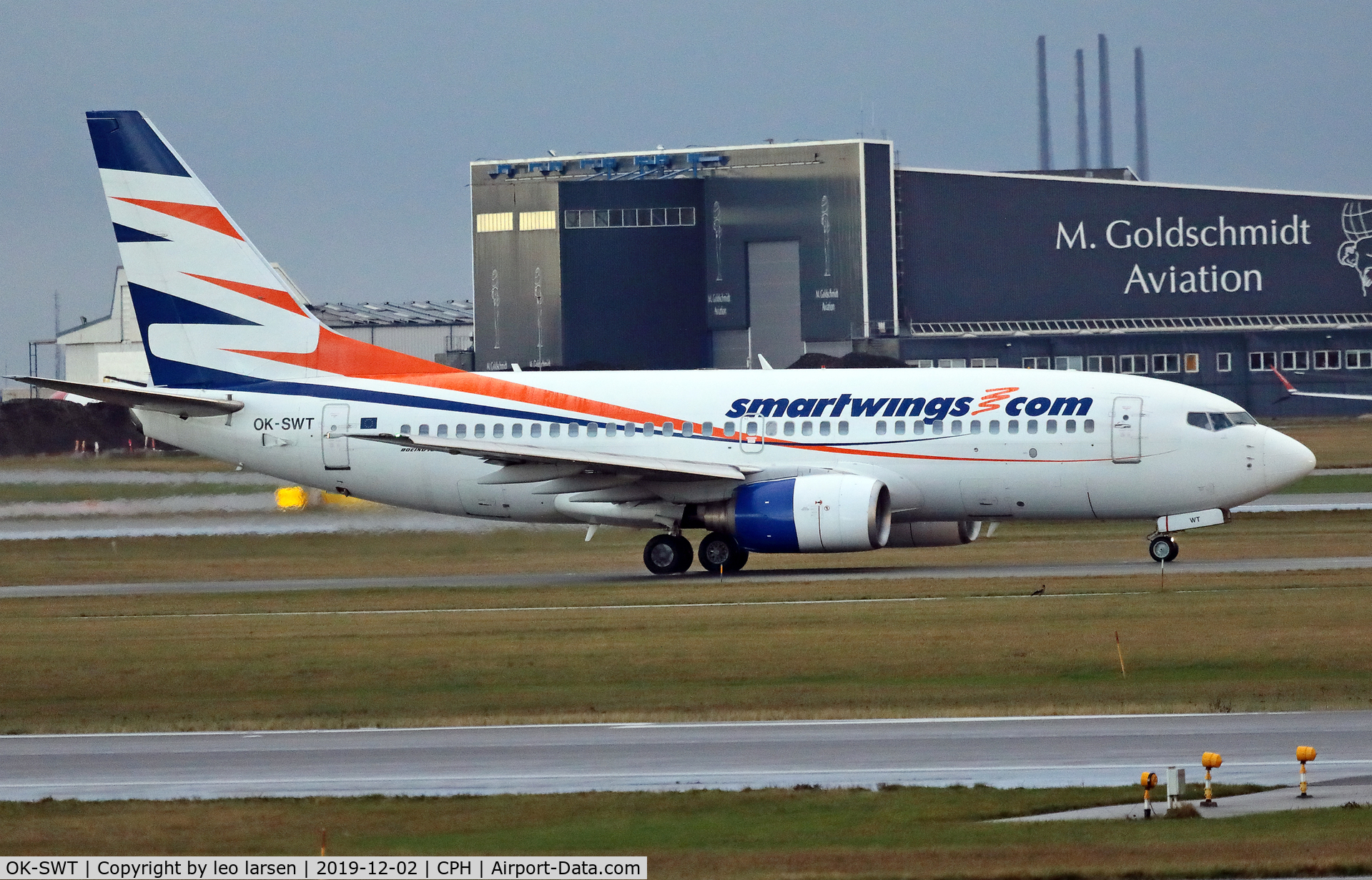 OK-SWT, 2003 Boeing 737-7Q8 C/N 29346, Copenhagen 2.12.2019