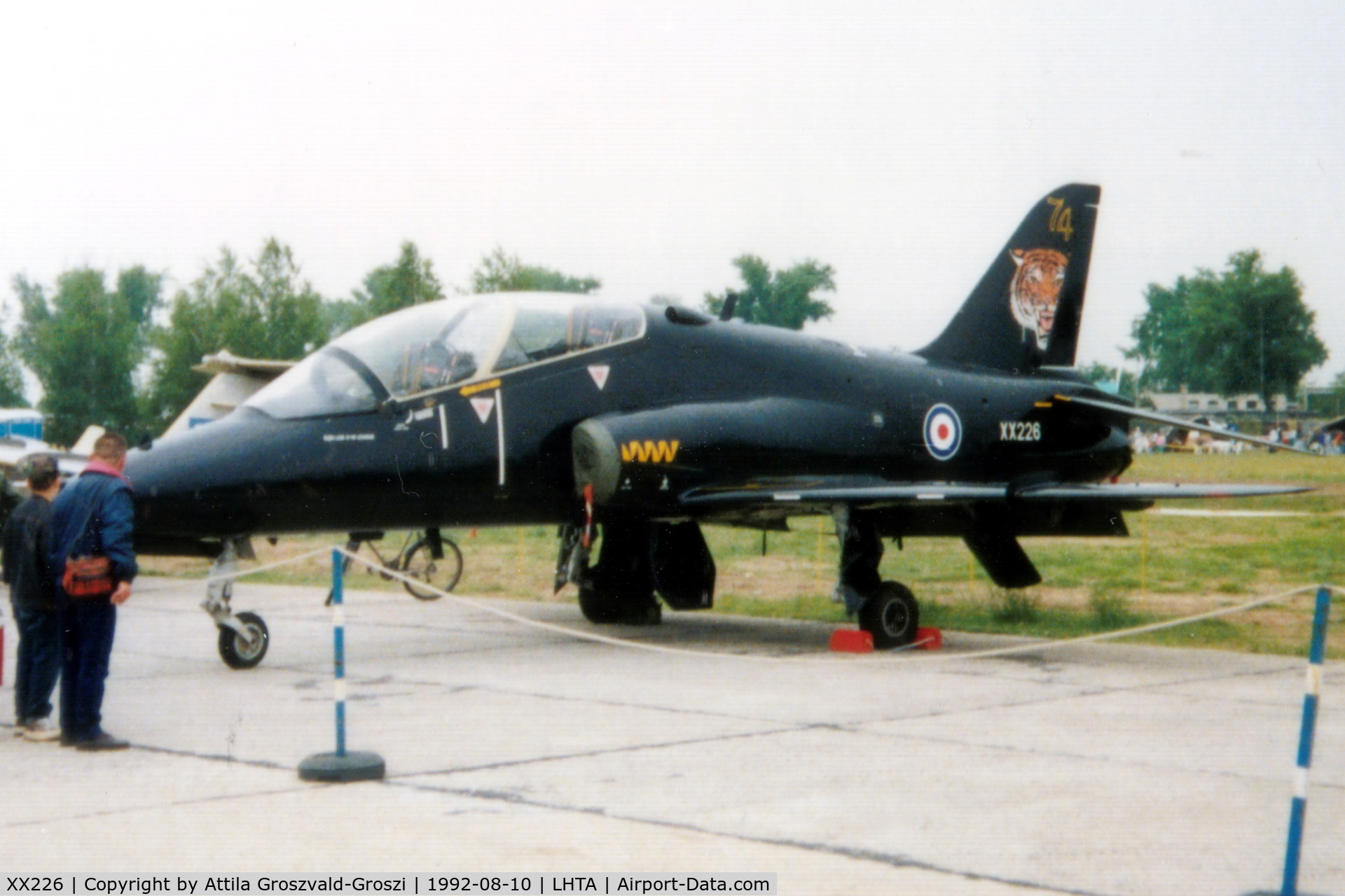 XX226, 1978 Hawker Siddeley Hawk T.1 C/N 062/312062, LHTA - Taszár Air Base, Air Show 1992, Hungary