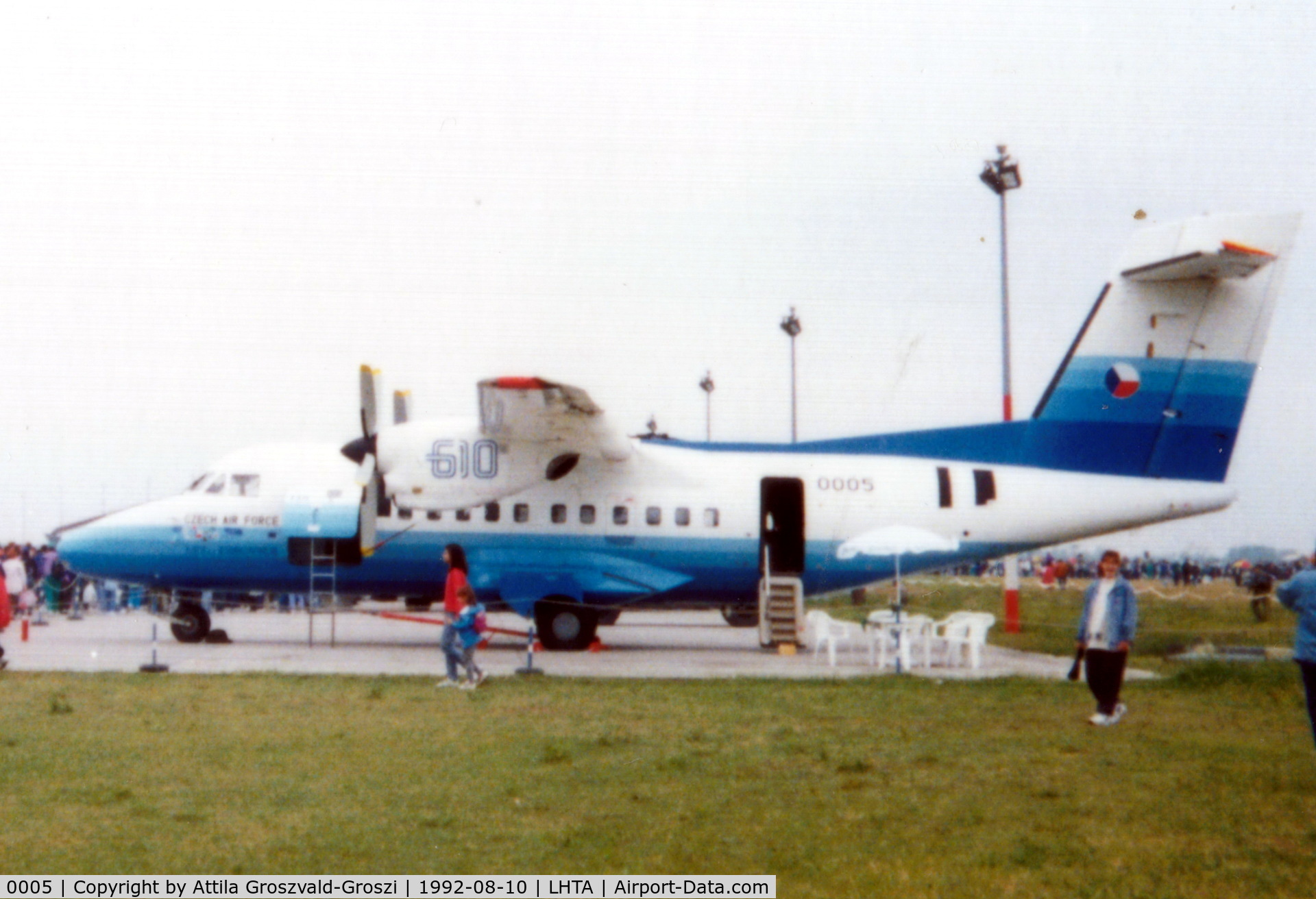 0005, 1990 Let L-610M C/N X-05, LHTA - Taszár Air Base, Air Show 1992, Hungary