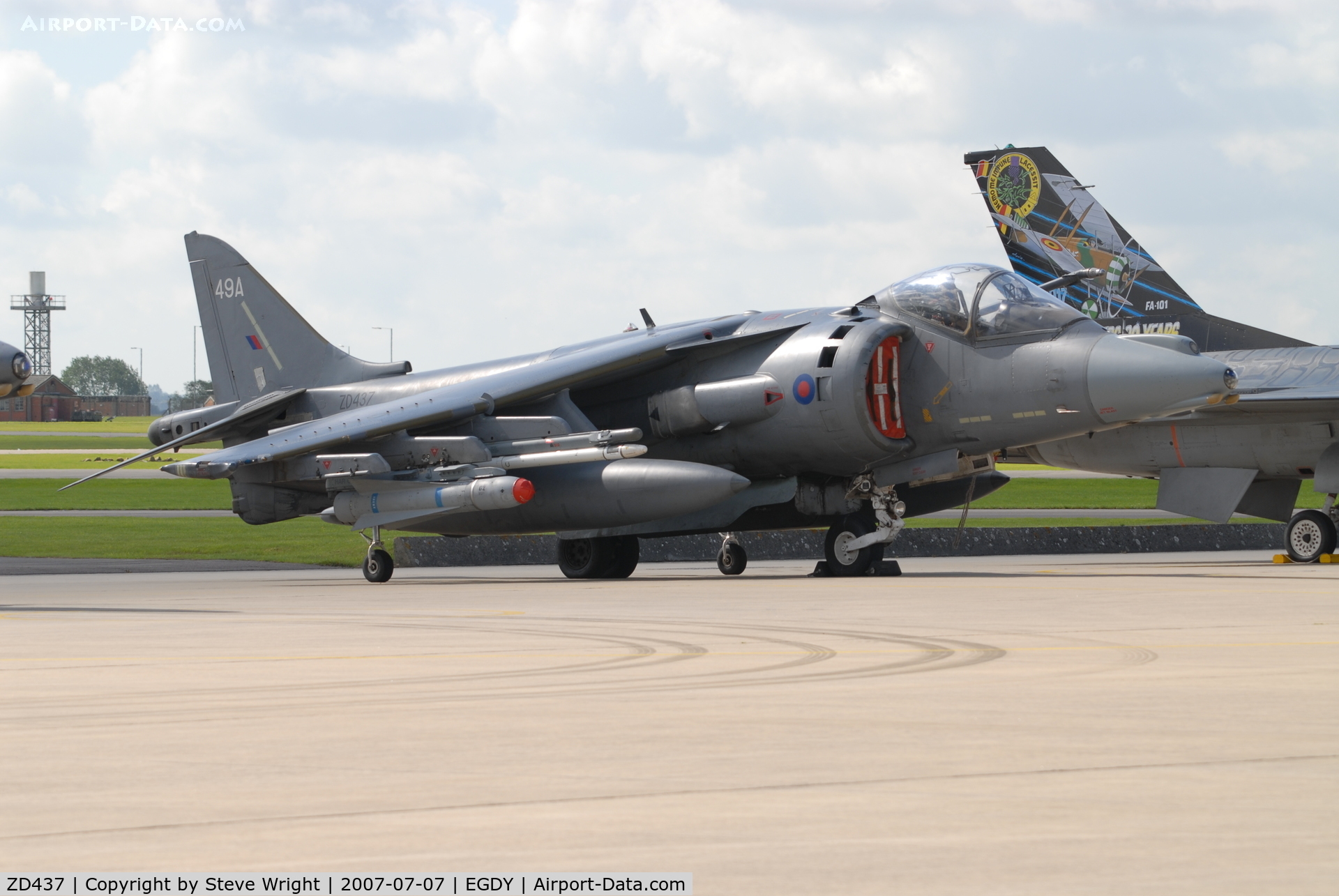 ZD437, British Aerospace Harrier GR.7 C/N P49, Yeovilton Air Day 2007 UK