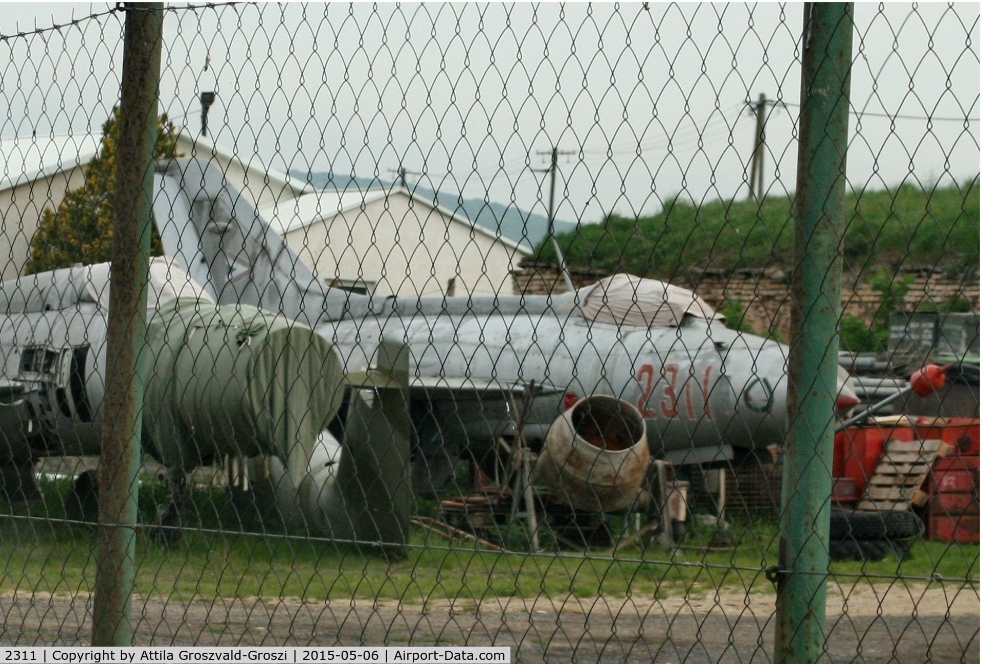 2311, 1962 Mikoyan-Gurevich MiG-21F-13 C/N 742311, Kövesgyürpuszta, Hungary