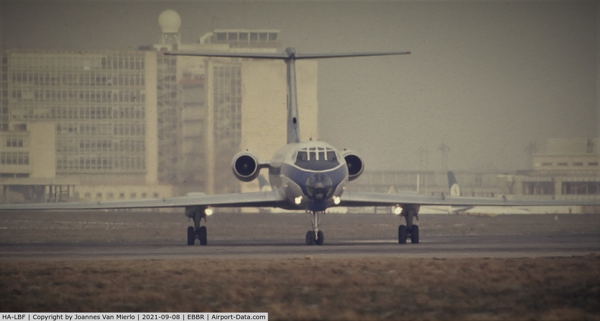 HA-LBF, 1970 Tupolev Tu-134 C/N 0350923, Slide scan