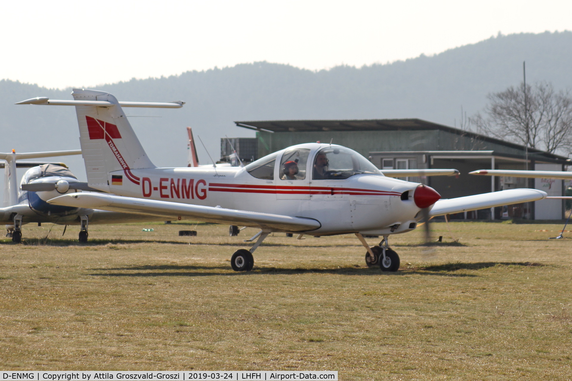 D-ENMG, Piper PA-38-112 Tomahawk C/N 38-78A0603, LHFH - Farkashegy Airport, Hungary